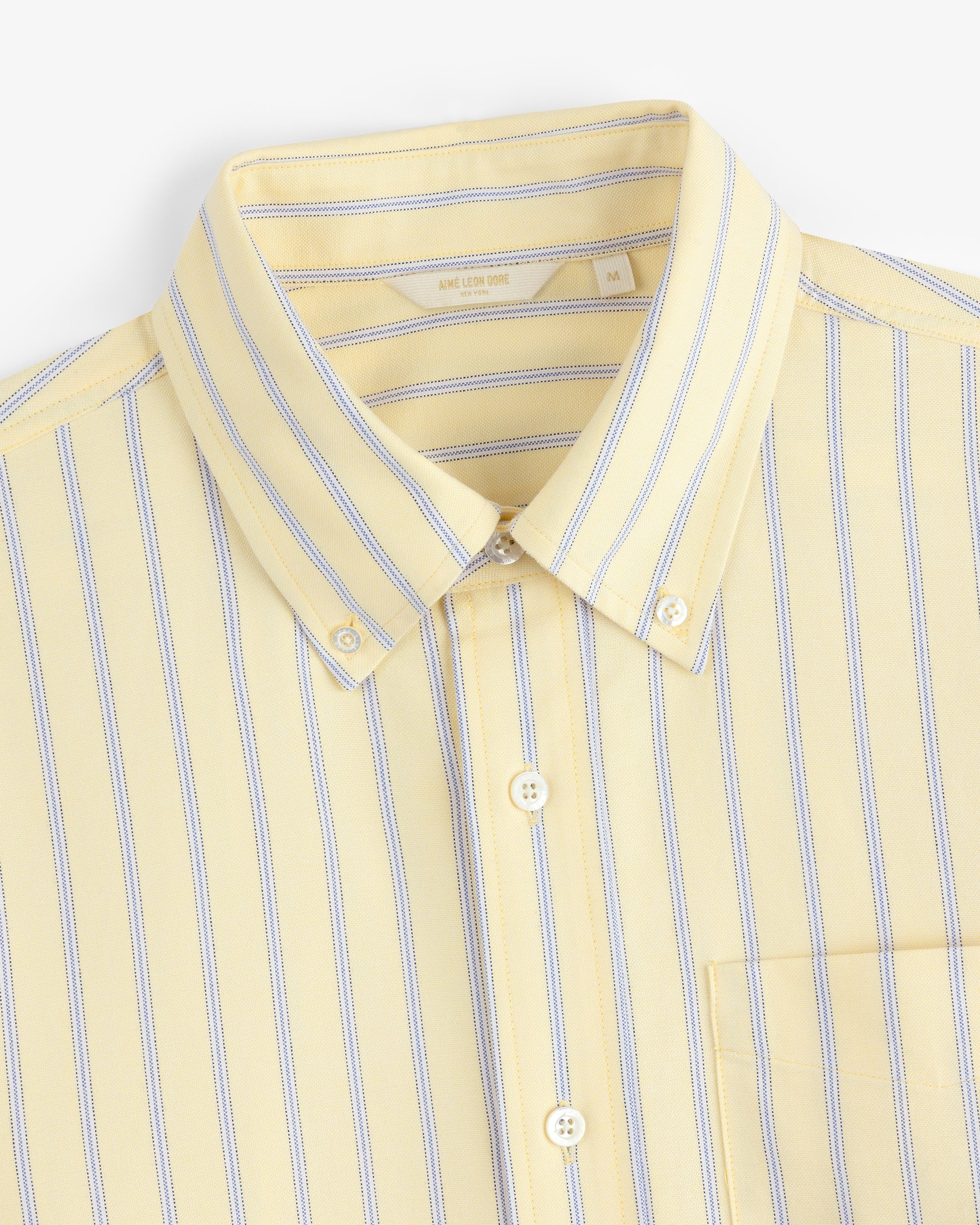 Yarn Dyed Striped Crest Shirt Aime leon dore – Гарантія оригінальності – збільшений вид