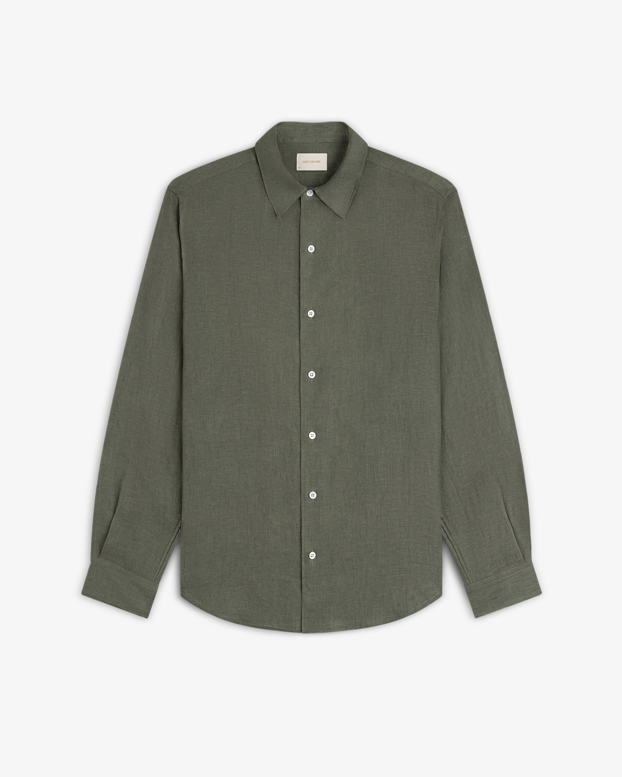 Long-Sleeve Linen Shirt Aime leon dore оригінал – Купити в Україні – вид ззаду