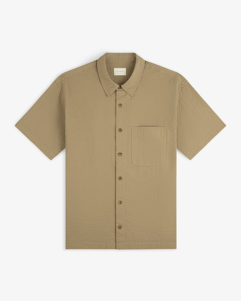 Short-Sleeve Seersucker Shirt Aime leon dore – Гарантія оригінальності – вид ззаду