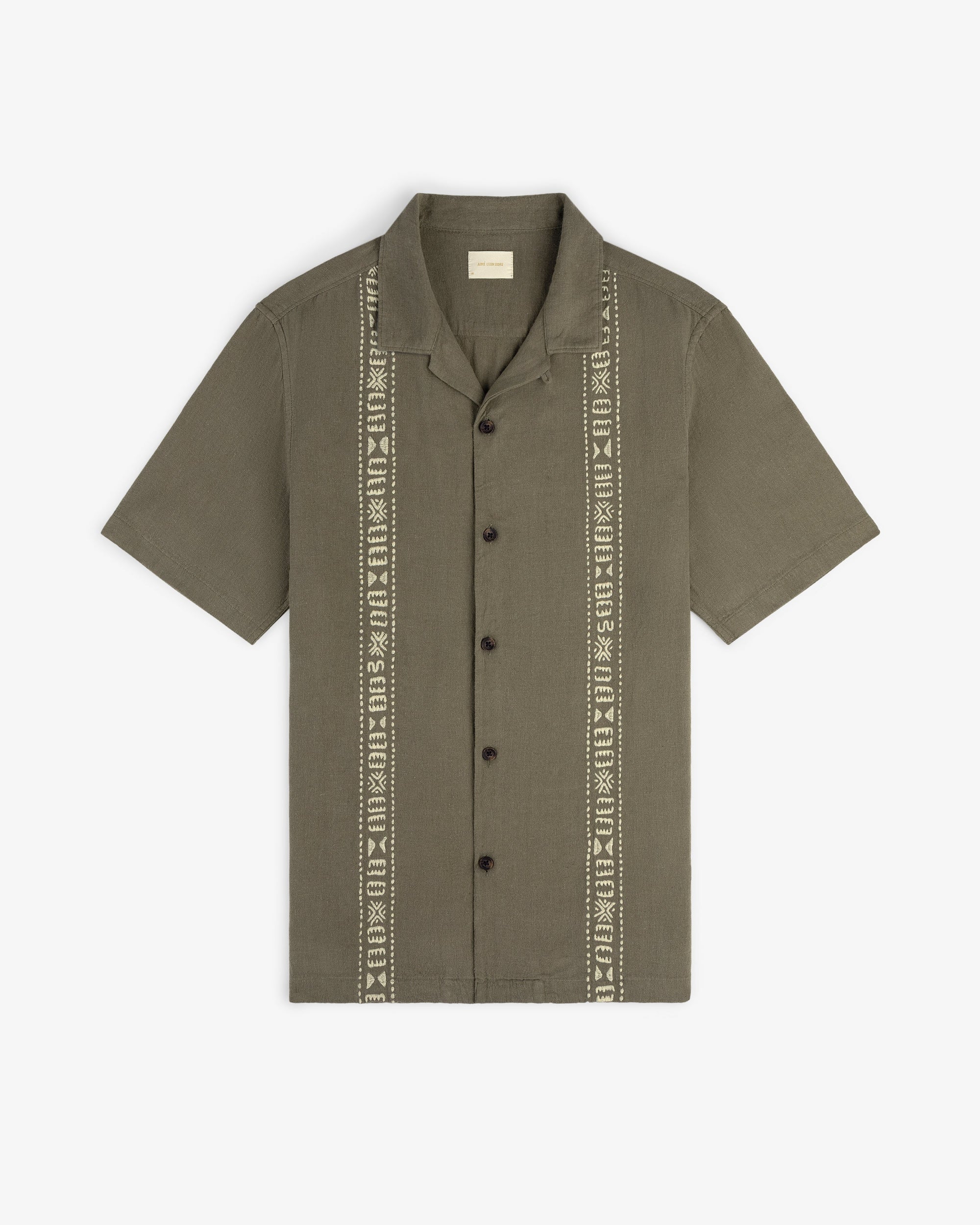 Linen Blend Leisure Shirt Aime leon dore оригінал – Купити в Україні – вид ззаду