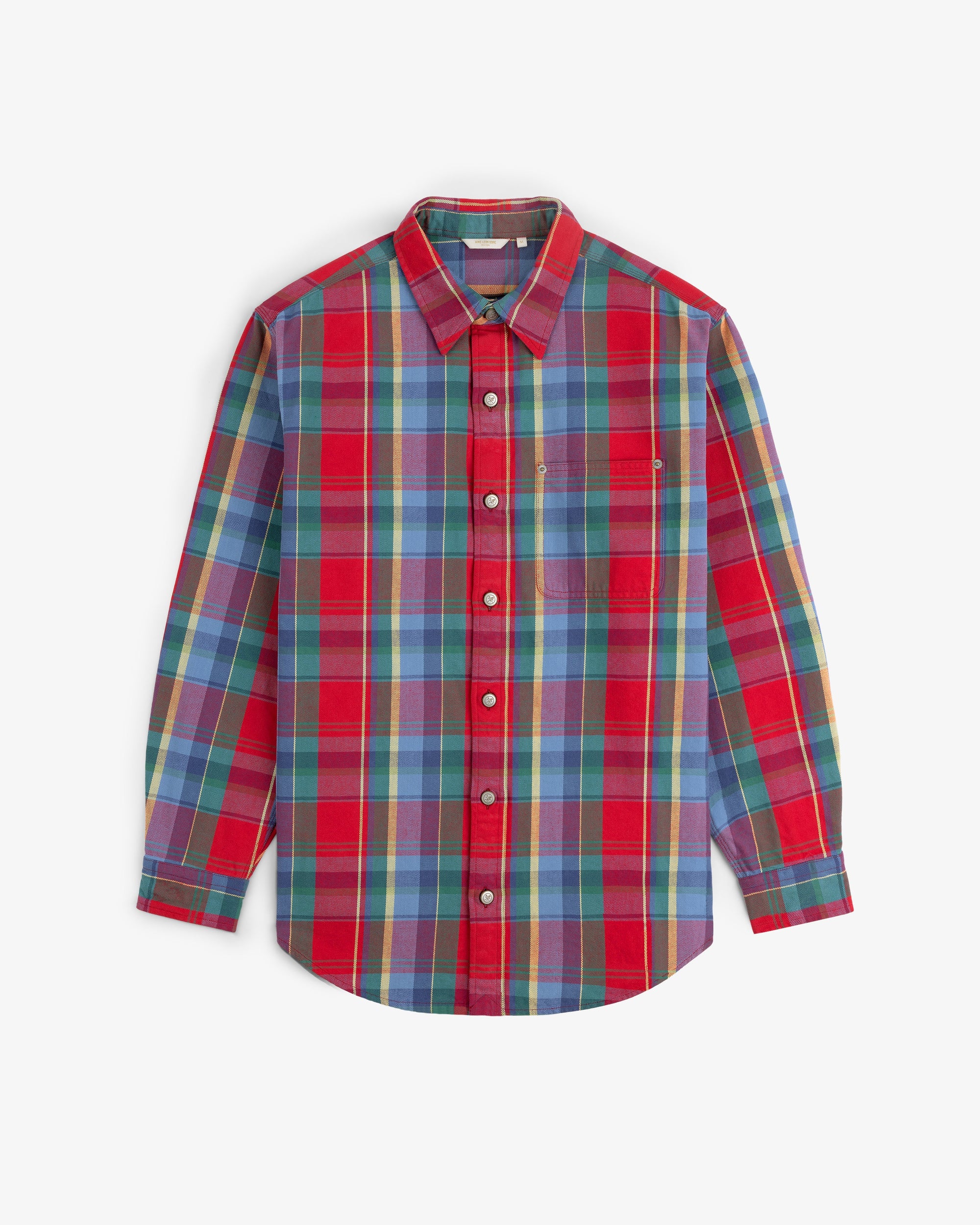 Оригінальна Plaid Work Shirt Aime leon dore – вид ззаду