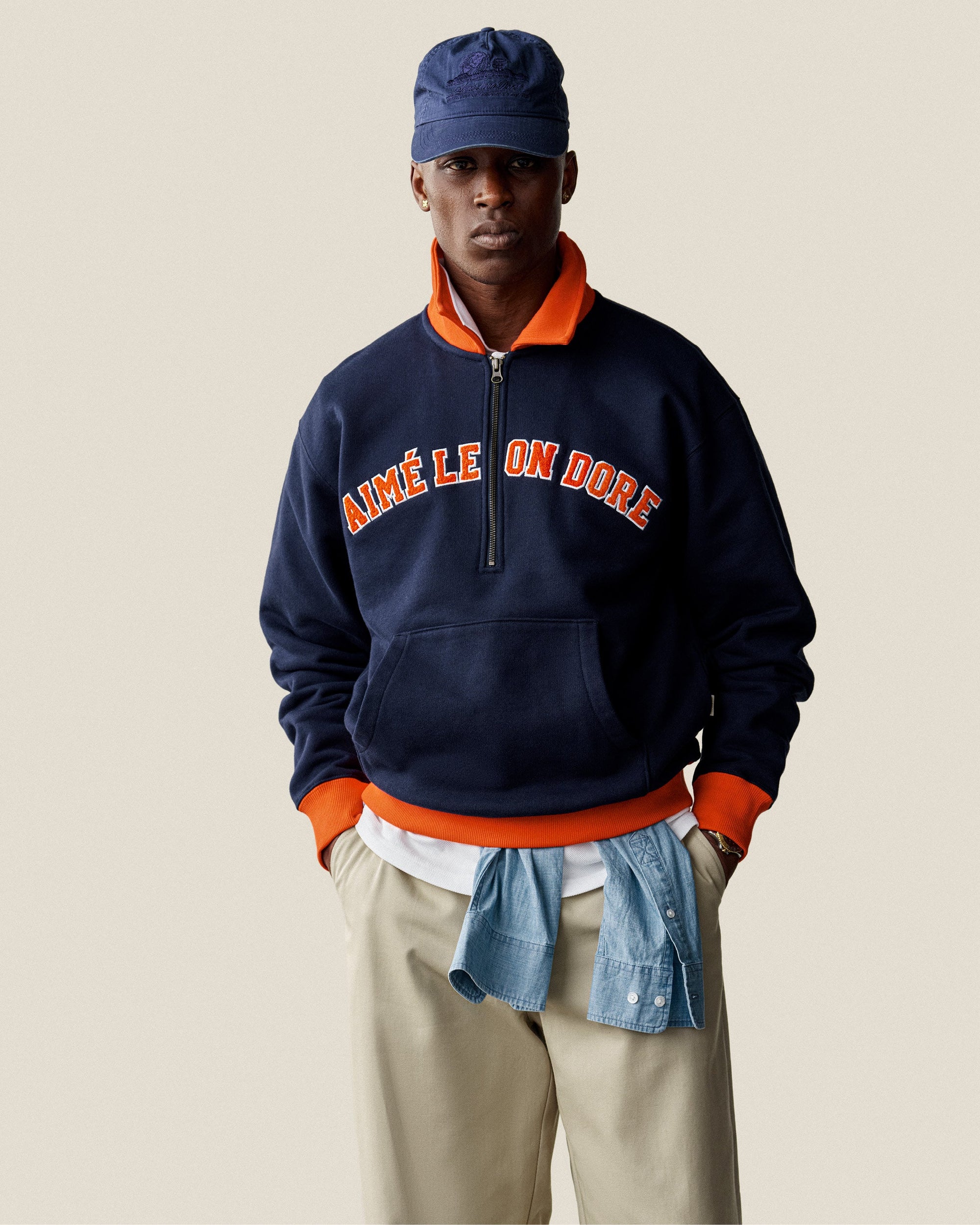 Collegiate Quarter Zip Pullover Aime leon dore оригінал – Купити в Україні – детальний вид