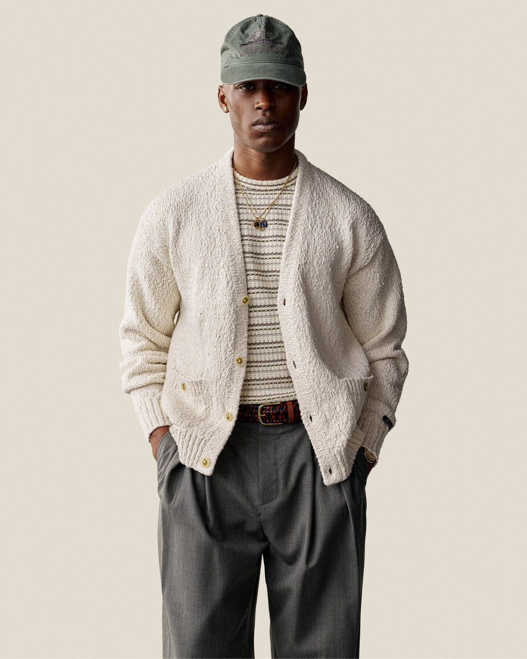 Cotton Slub Cardigan Aime leon dore оригінал – Купити в Україні – детальний вид