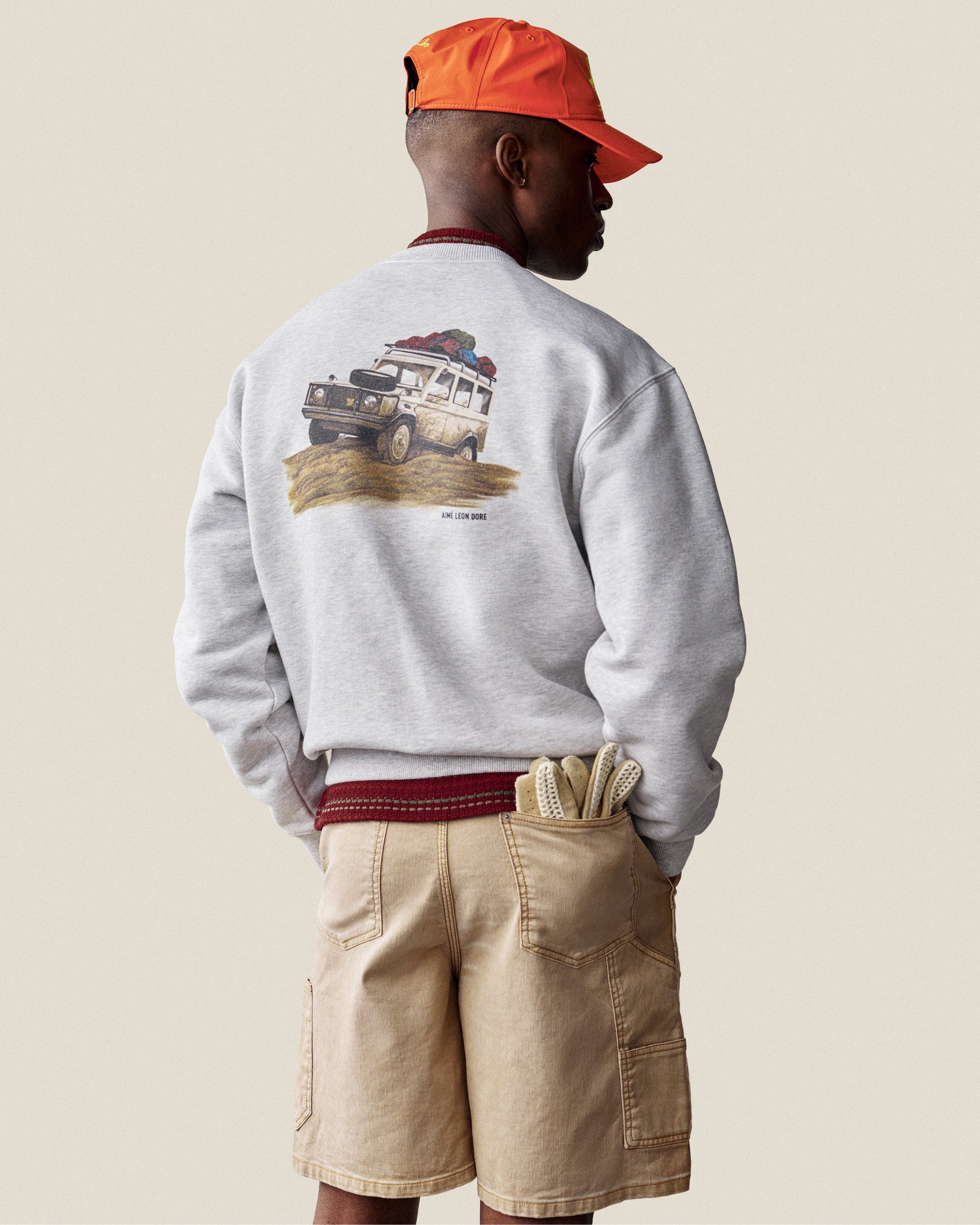Safari Crewneck Sweatshirt Aime leon dore – Гарантія оригінальності – детальний вид