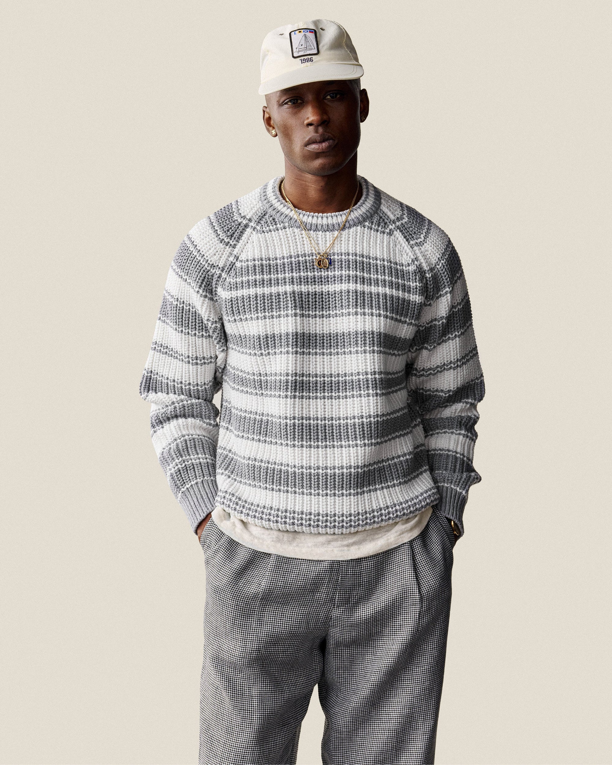 Striped Crewneck Sweater Aime leon dore оригінал – Купити в Україні – детальний вид