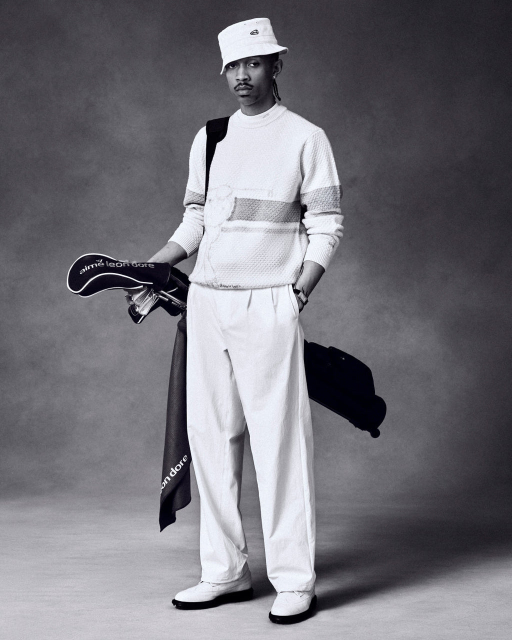 Оригінальна Ald Golf Clubhouse Sweater Aime leon dore – детальний вид