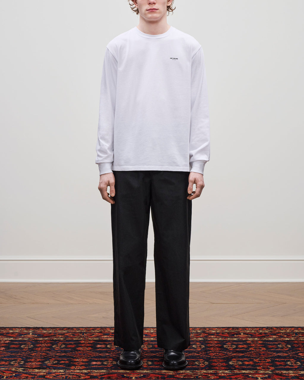Long-Sleeve Micro Logo Tee Aime leon dore – Гарантія оригінальності – детальний вид