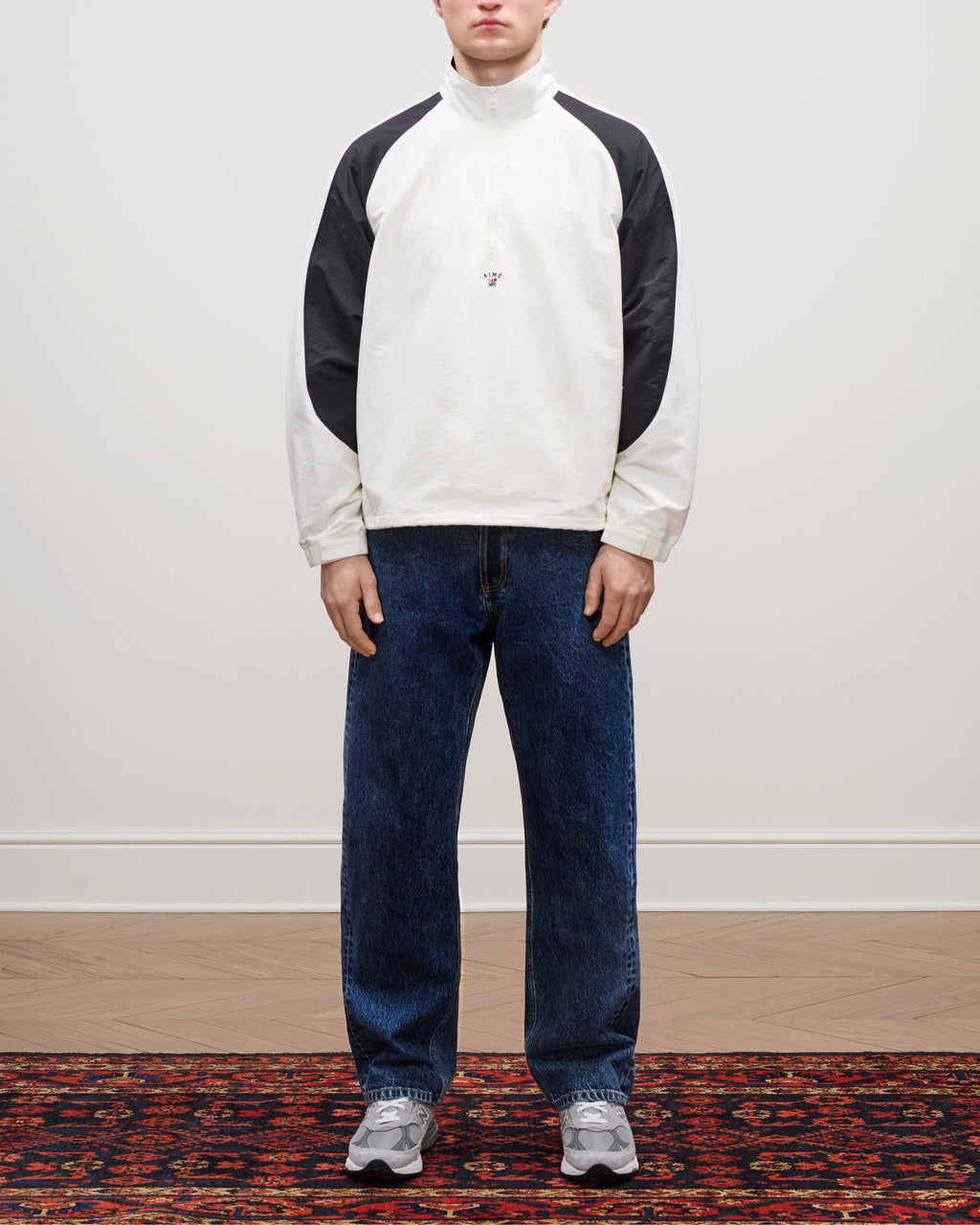Оригінальна Crest Nylon Half-Zip Pullover Aime leon dore – детальний вид