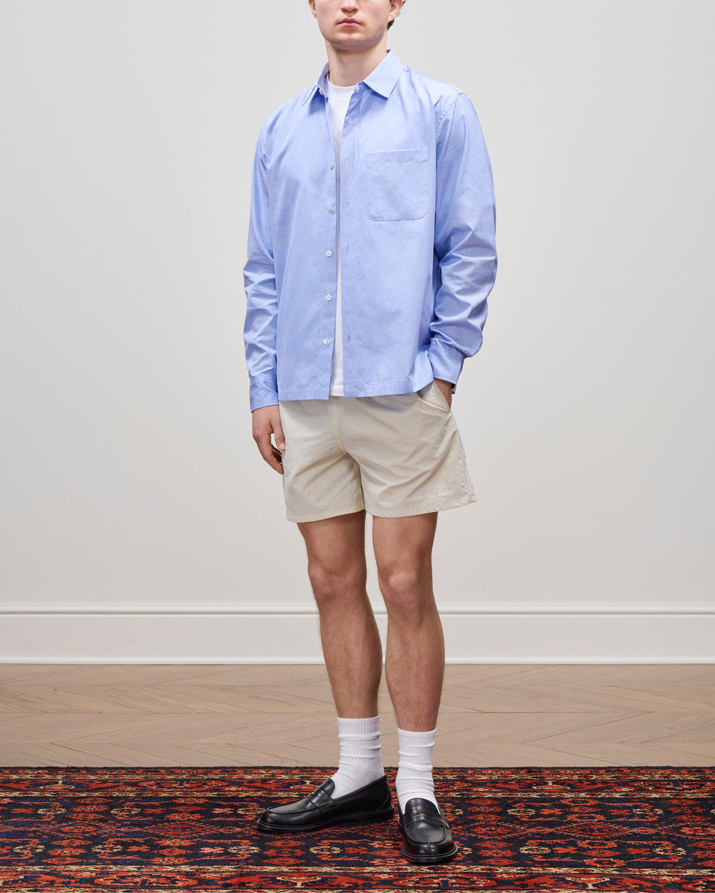 Poplin Casual Shirt Aime leon dore – Гарантія оригінальності – детальний вид