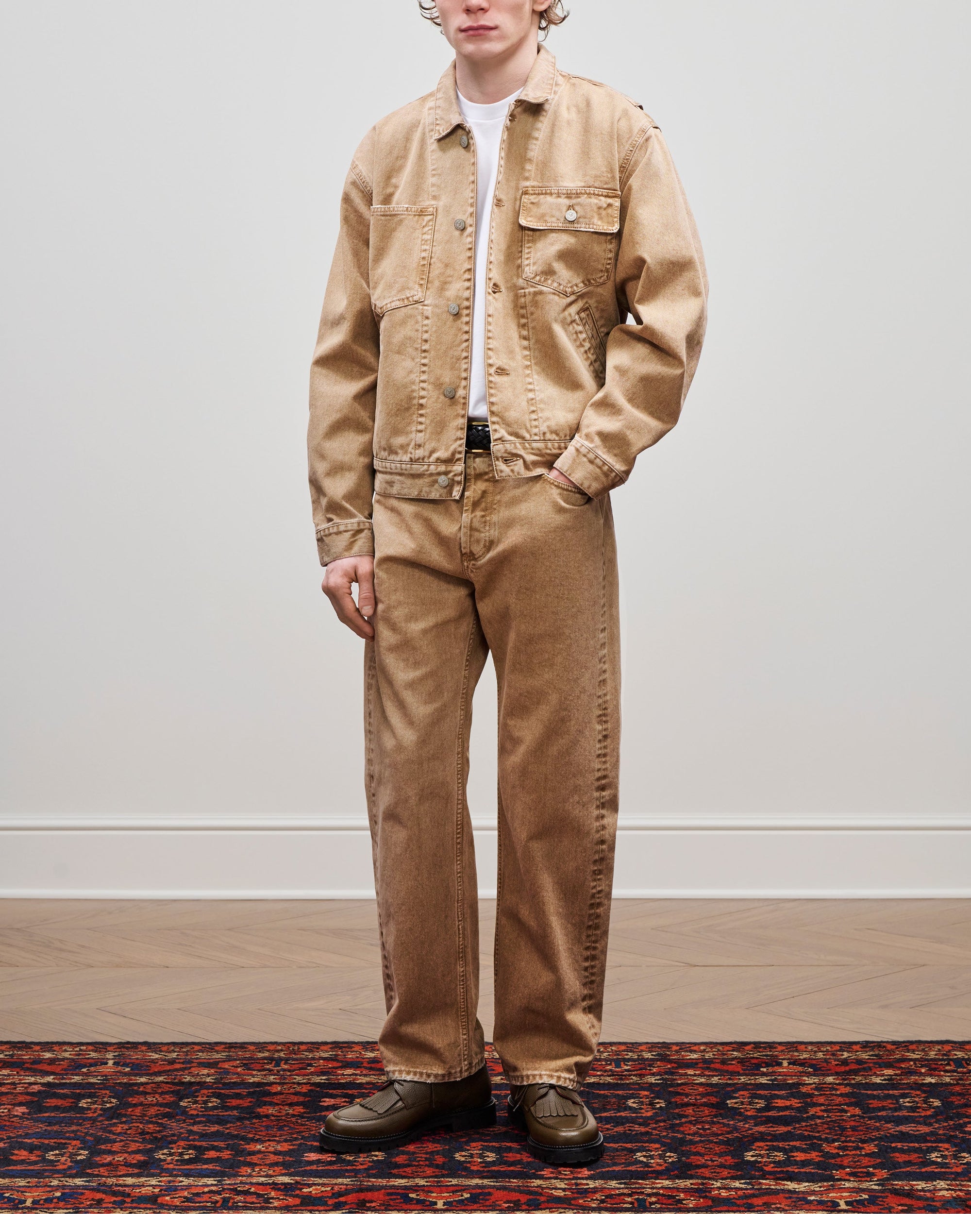 Denim Trucker Jacket Aime leon dore – Гарантія оригінальності – збільшений вид