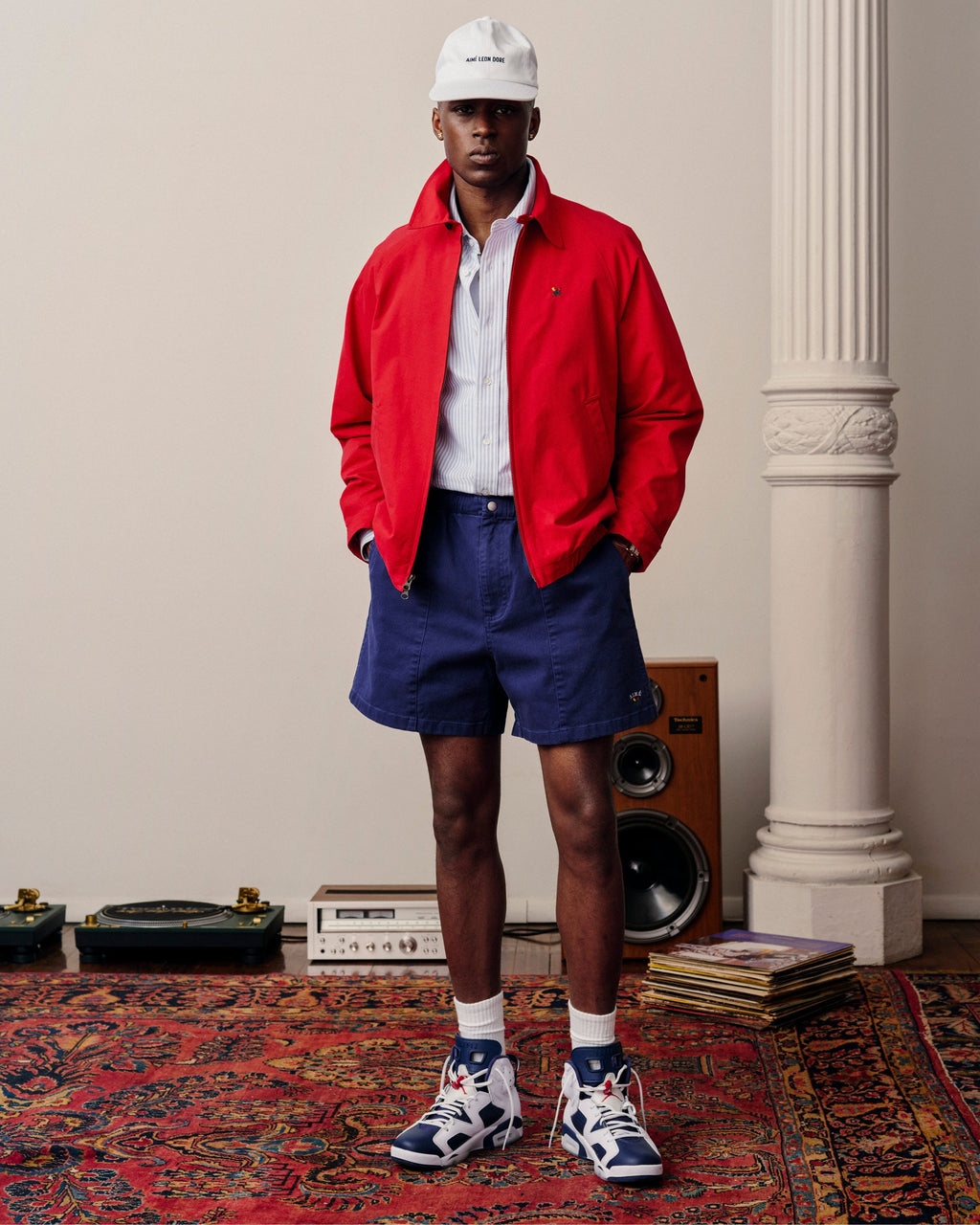 Crest Casual Short Aime leon dore – Гарантія оригінальності – детальний вид