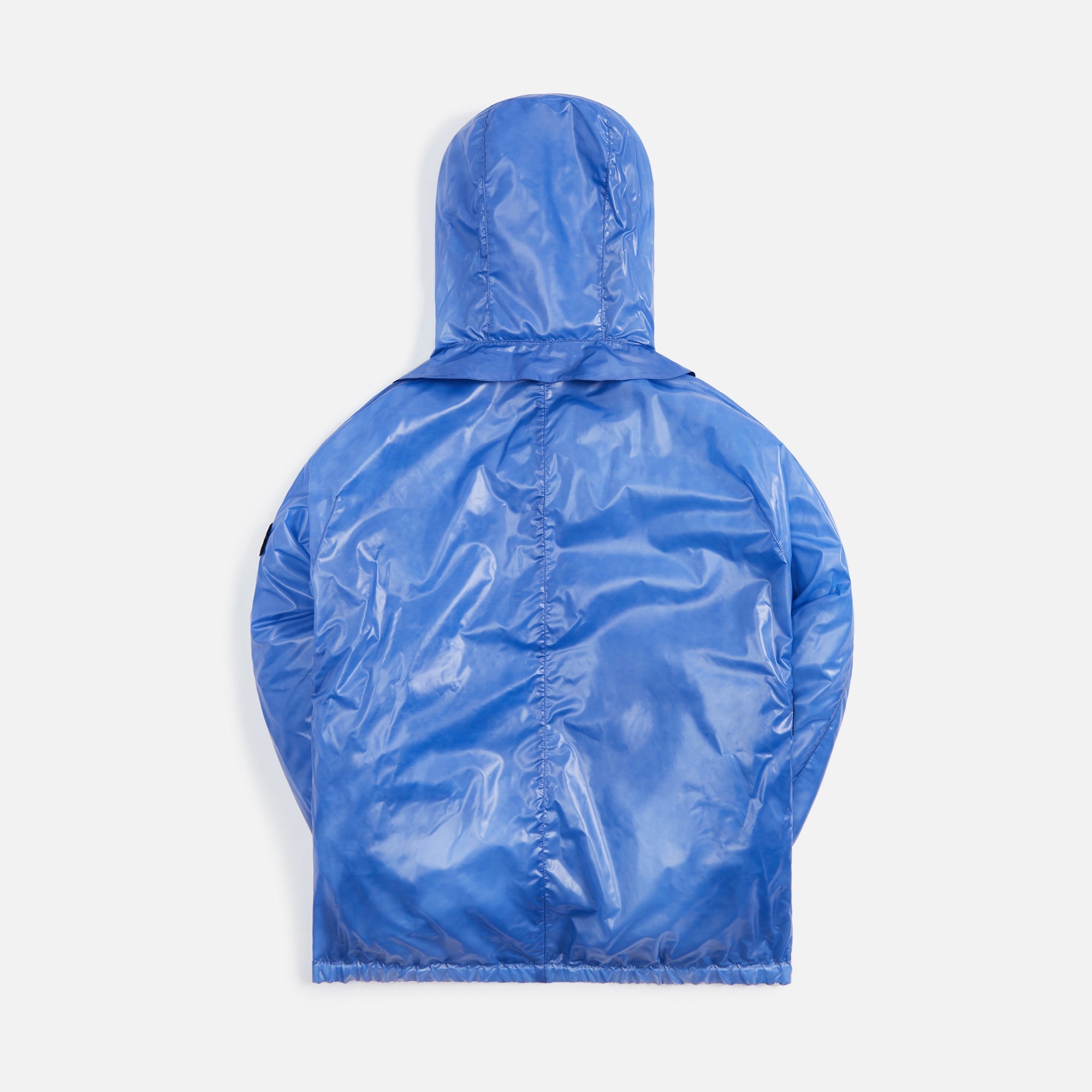 Оригінальна Heat Reactive Lamy Cotton Linen Tela Hooded Blouson Bright Blue Stone island – вид ззаду