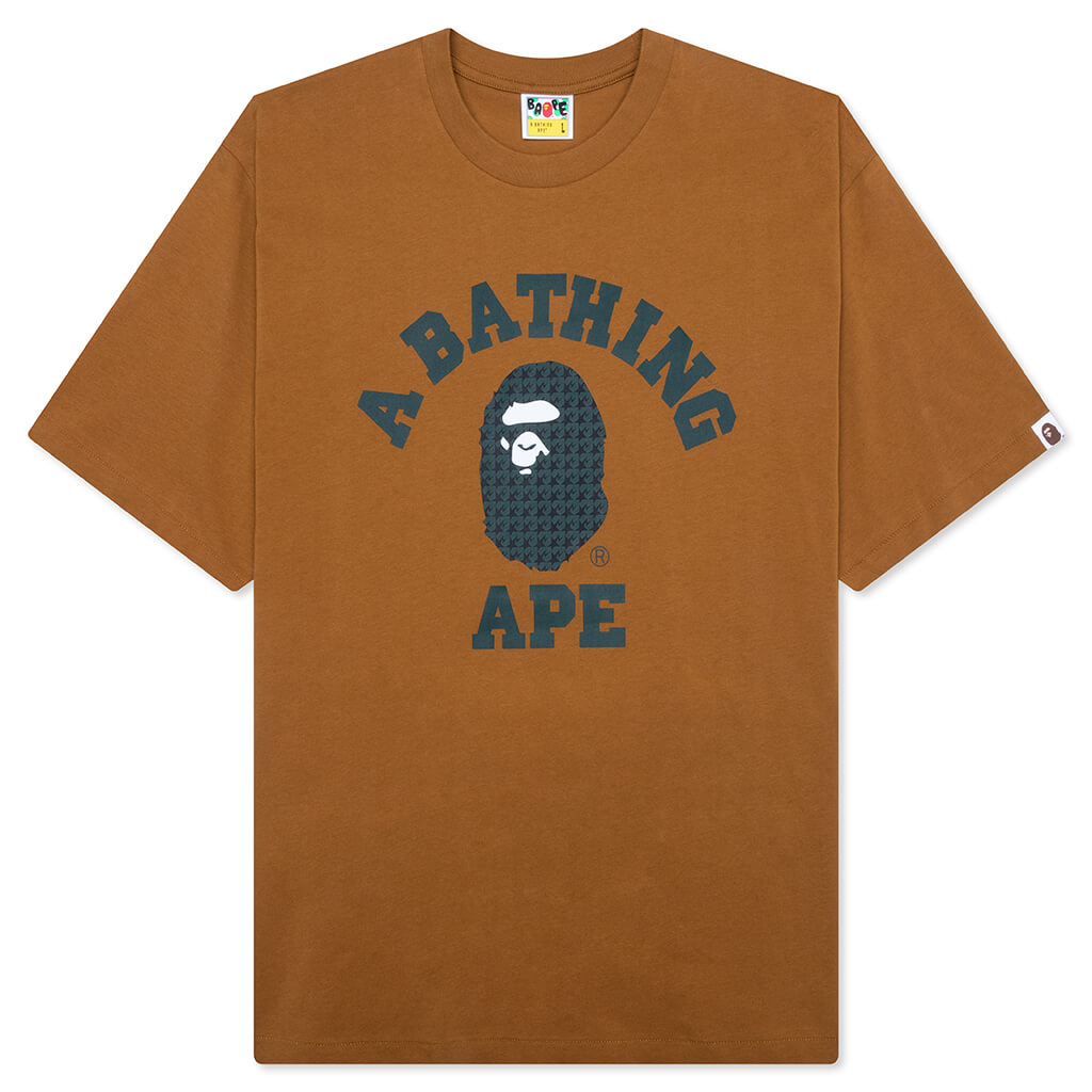 Sta Houndstooth College Relaxed Fit Tee A bathing ape оригінал – Купити в Україні – боковий вид