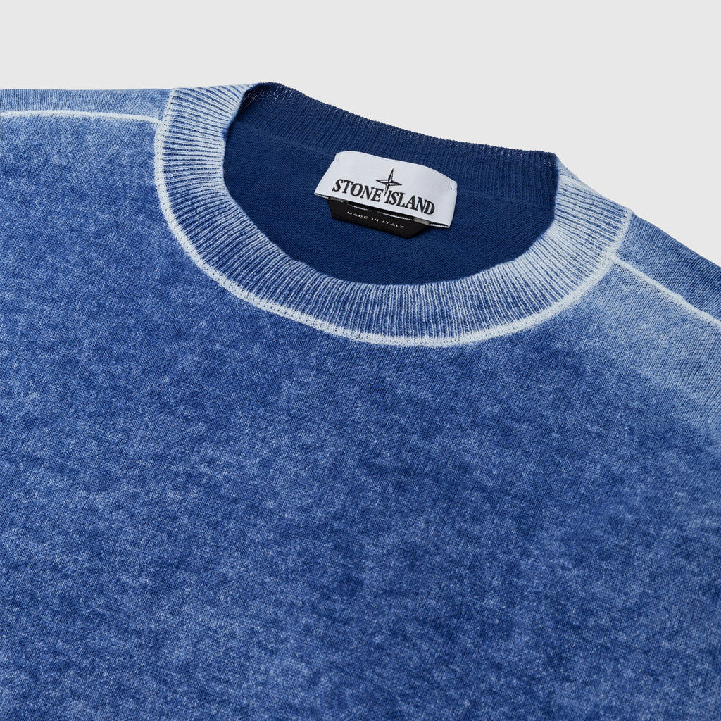 Raw Hand Light Cotton Crewneck Sweater Stone island оригінал – Купити в Україні – вид ззаду