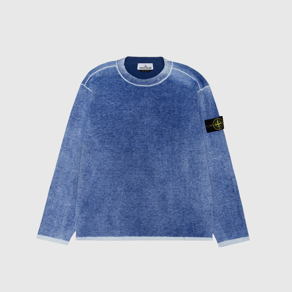 Raw Hand Light Cotton Crewneck Sweater Stone island оригінал – Купити в Україні – боковий вид