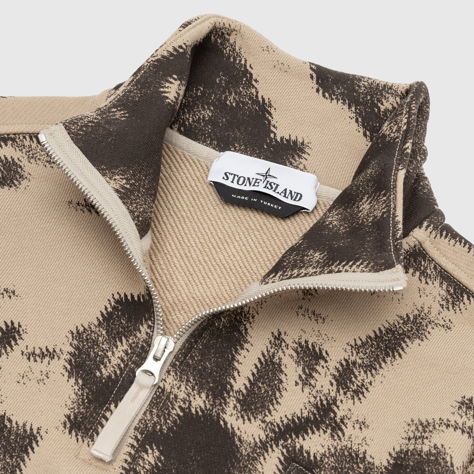 Camouflage Organic Cotton Diagonal Sweater Stone island – Гарантія оригінальності – вид ззаду