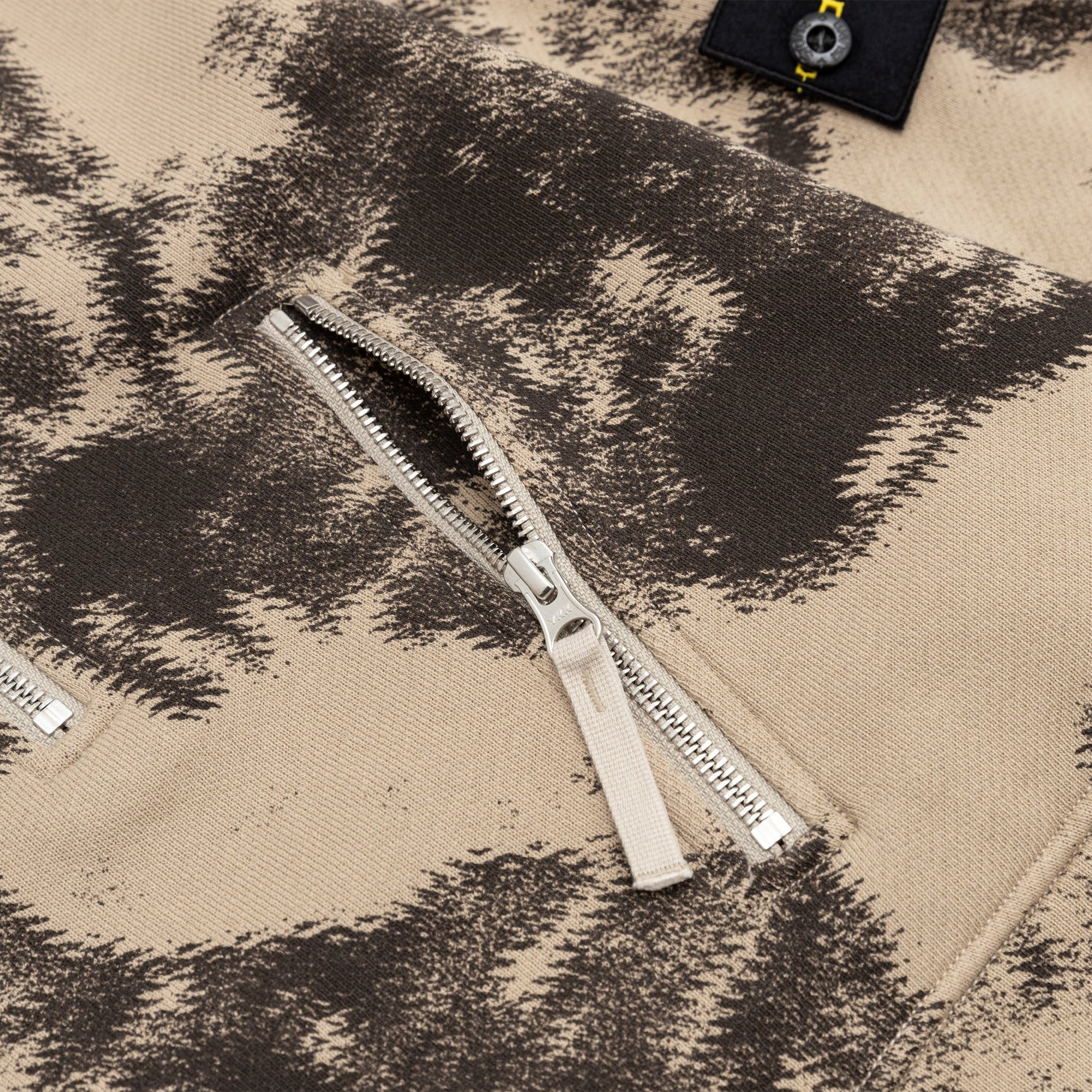 Camouflage Organic Cotton Diagonal Sweater Stone island – Гарантія оригінальності – детальний вид
