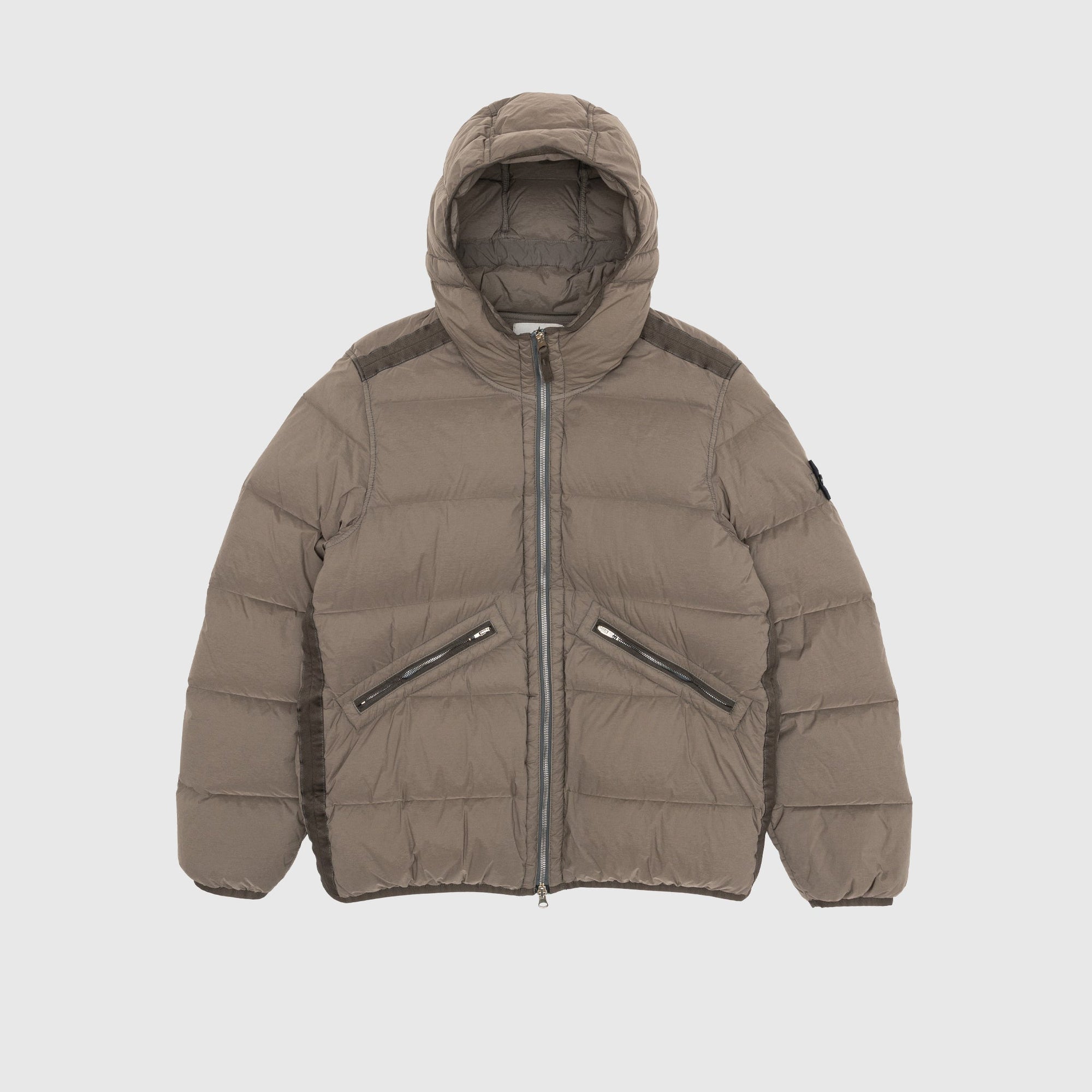 Seamless Tunnel Nylon Down-Tc Hooded Jacket Stone island оригінал – Купити в Україні – боковий вид