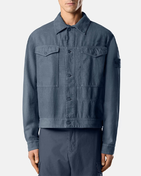 Оригінальна Ghost Anti Drop Bonded Linen Coach Jacket Stone island – вид ззаду