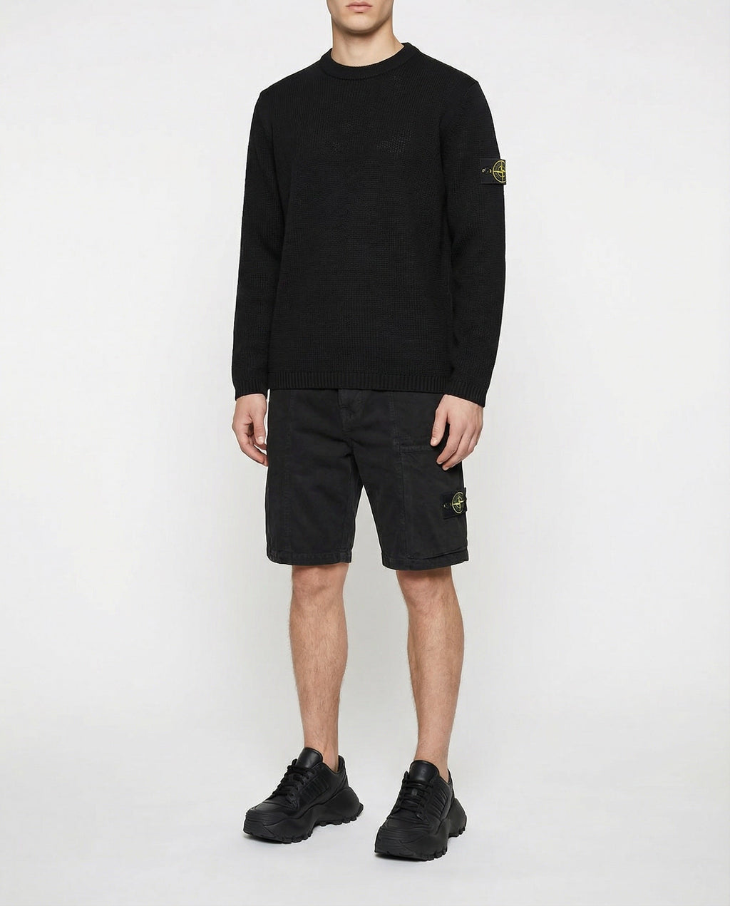 Loose Fit Crewneck Jumper Stone island – Гарантія оригінальності – вид ззаду