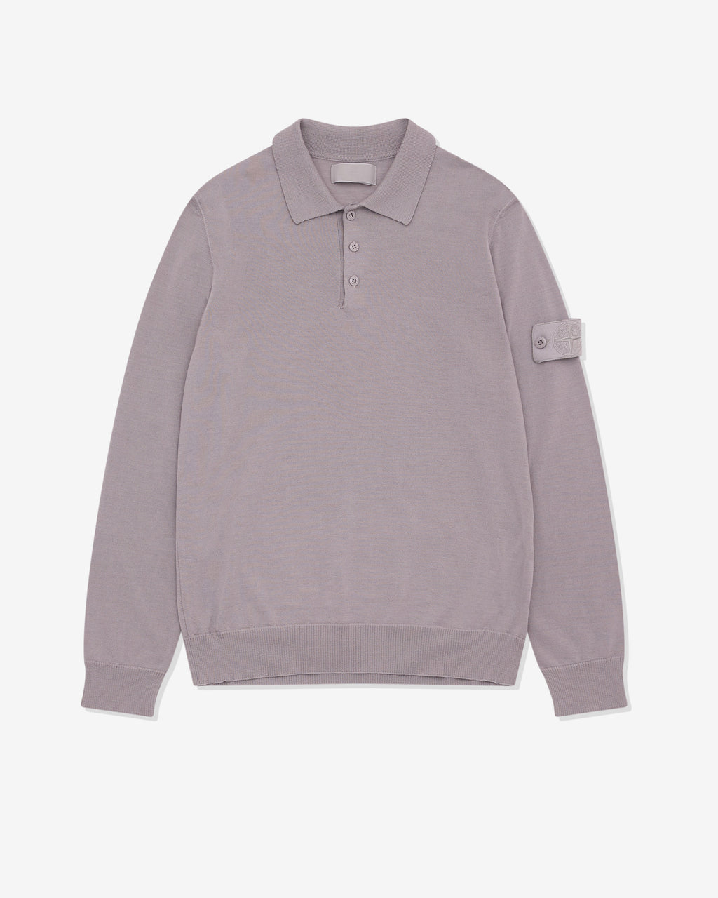 Mens Long Sleeve Polo Shirt Stone island оригінал – Купити в Україні – боковий вид