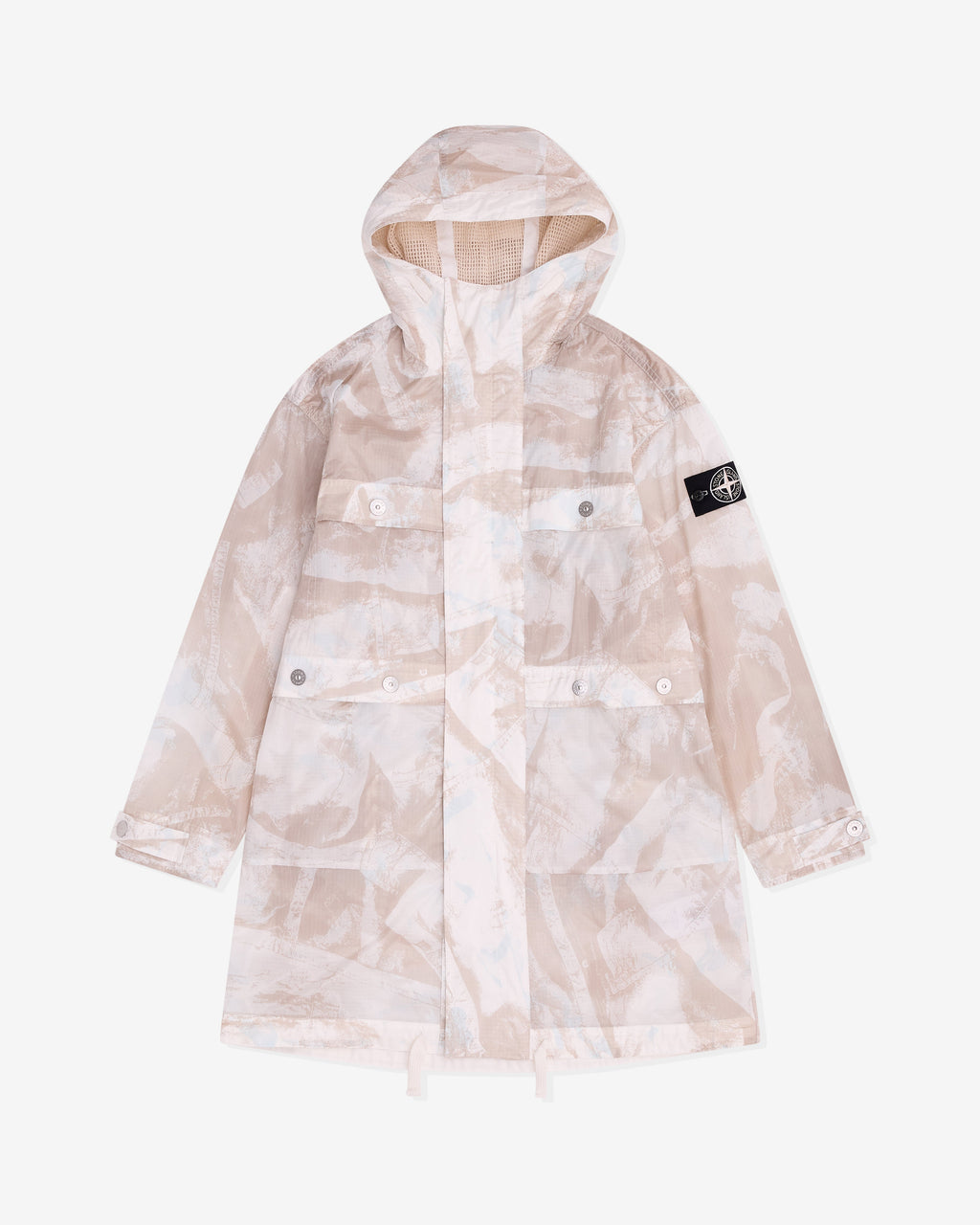 Оригінальна Mens Long Camo Parka Stone island – боковий вид