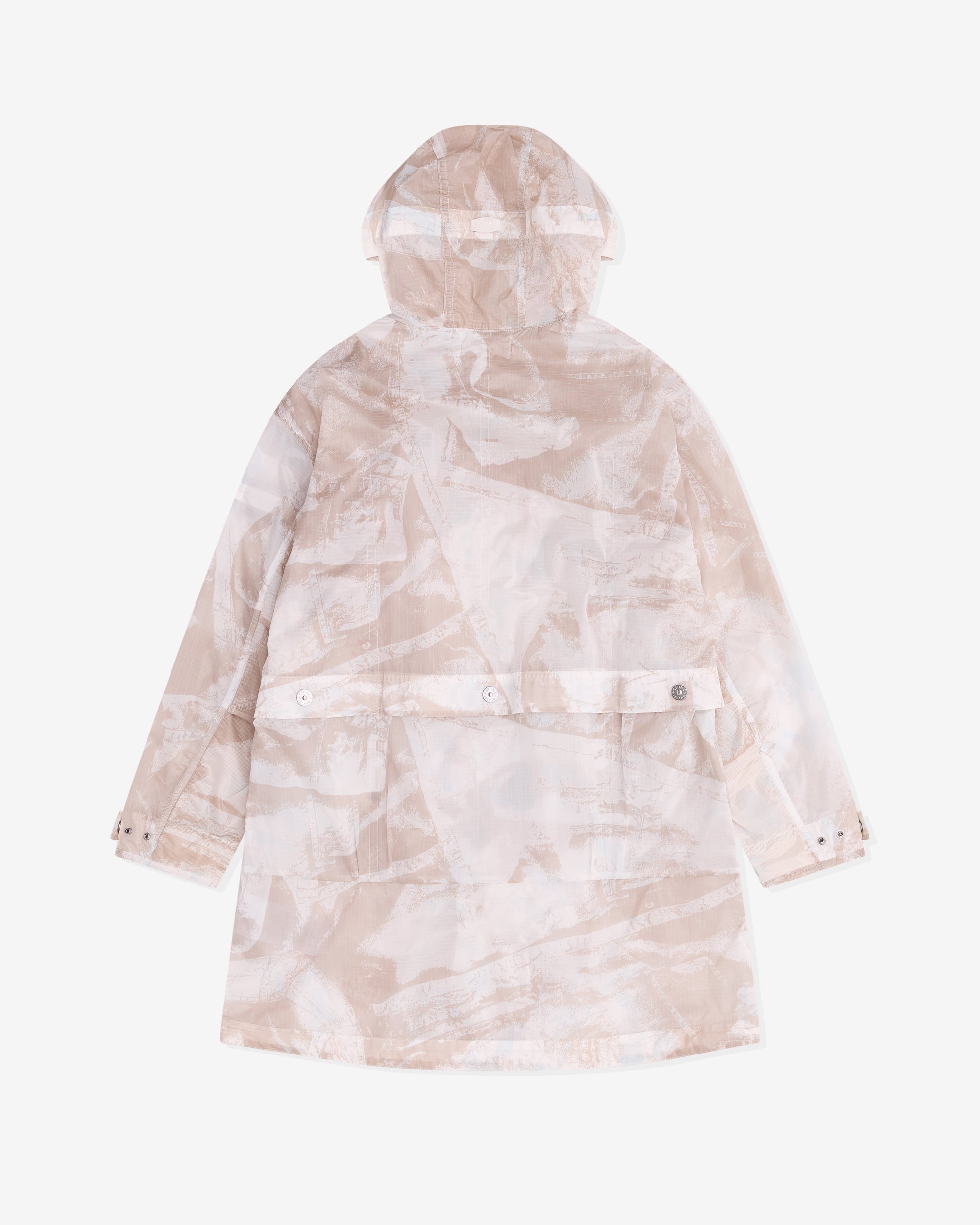 Оригінальна Mens Long Camo Parka Stone island – вид ззаду