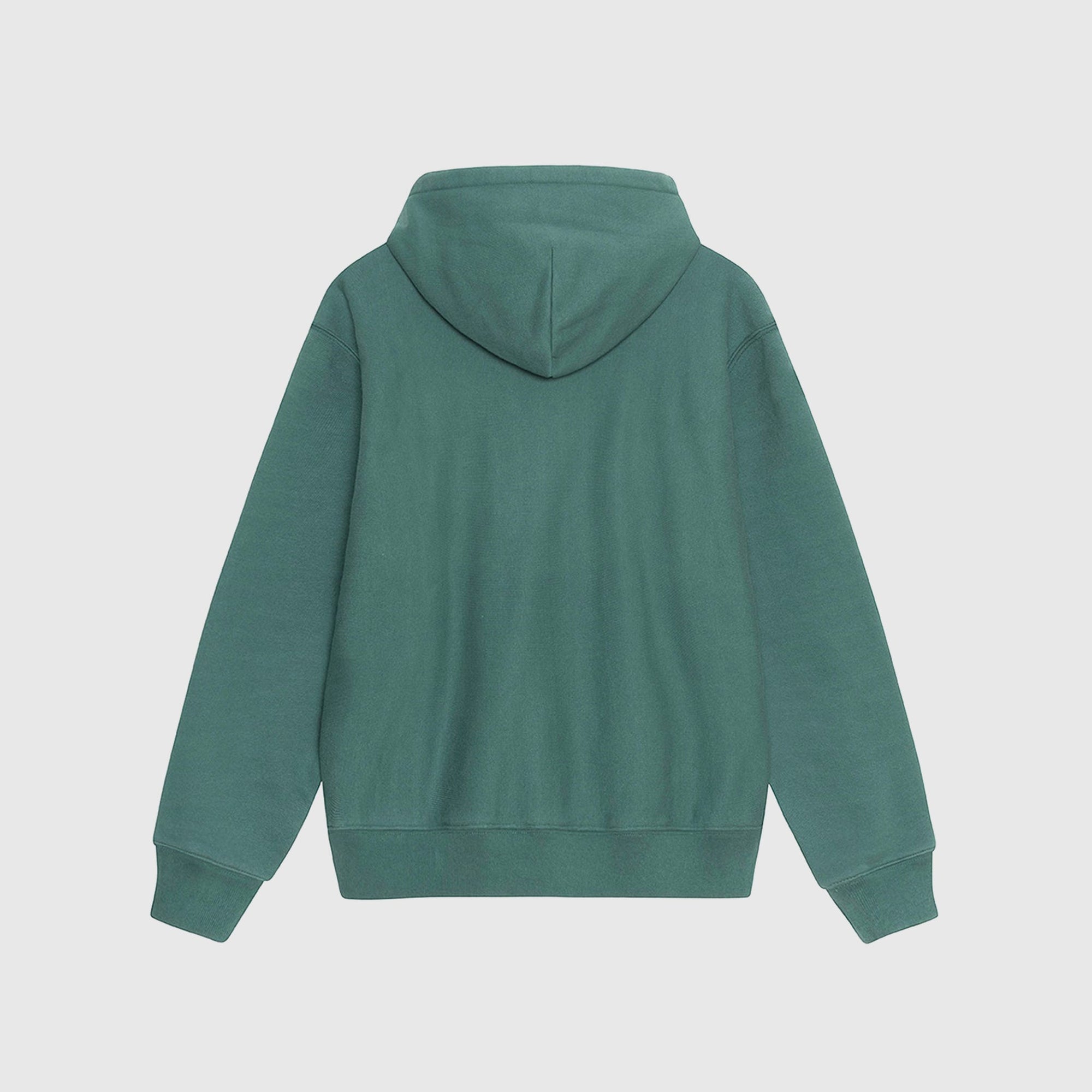 Satin Patch Oversized Hoody Stussy оригінал – Купити в Україні – вид ззаду