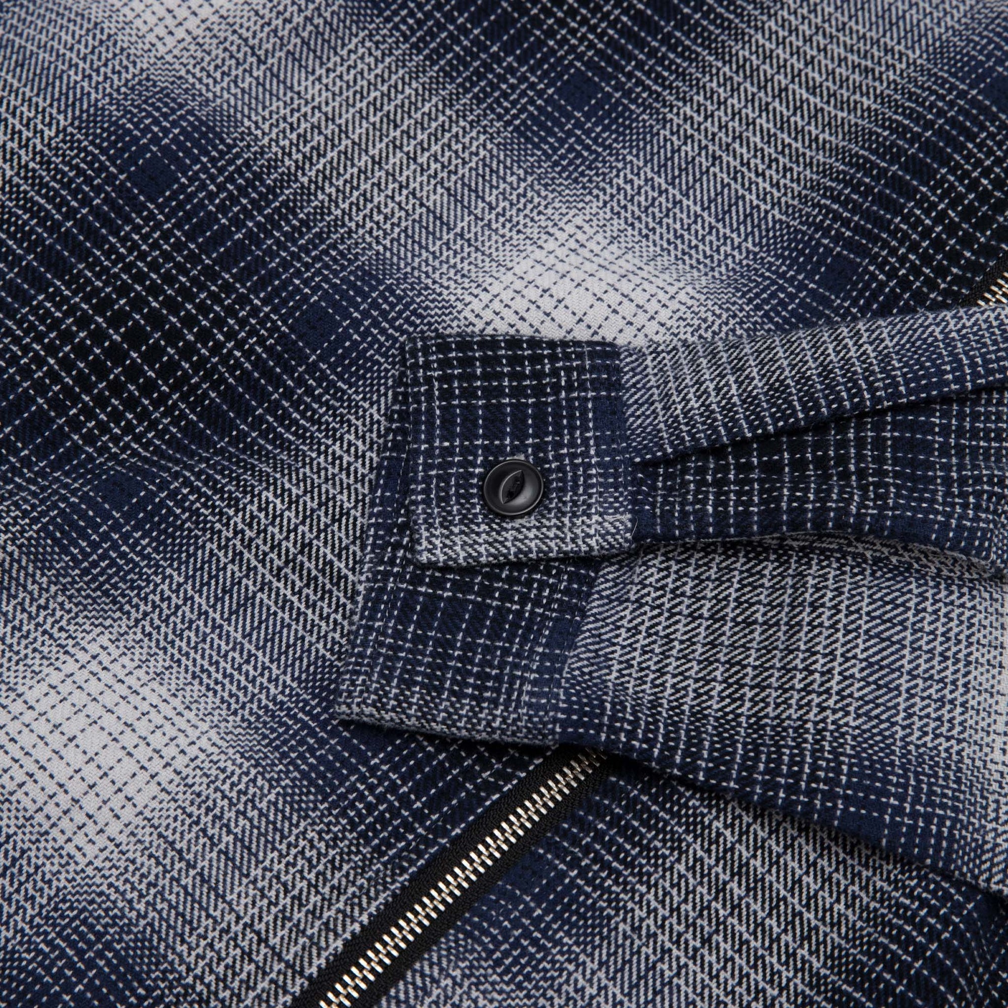 Jack Shadow Plaid Zip Shirt Stussy – Гарантія оригінальності – збільшений вид