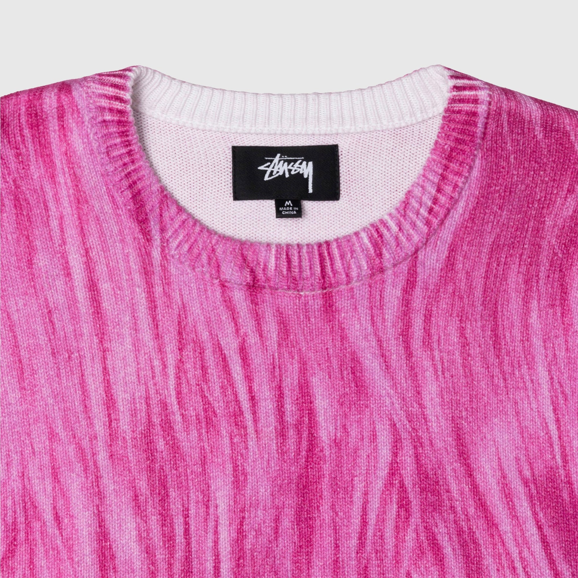 Оригінальна Printed Fur Sweater Stussy – вид ззаду