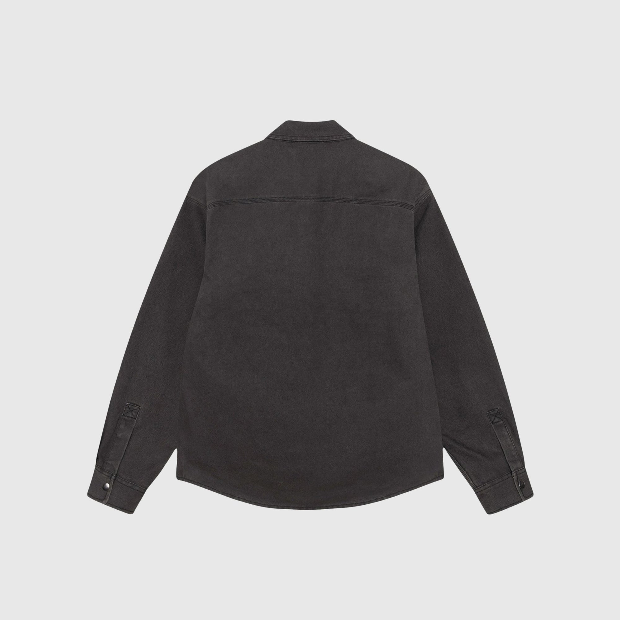 Heavy Washed Canvas Shirt Stussy оригінал – Купити в Україні – вид ззаду