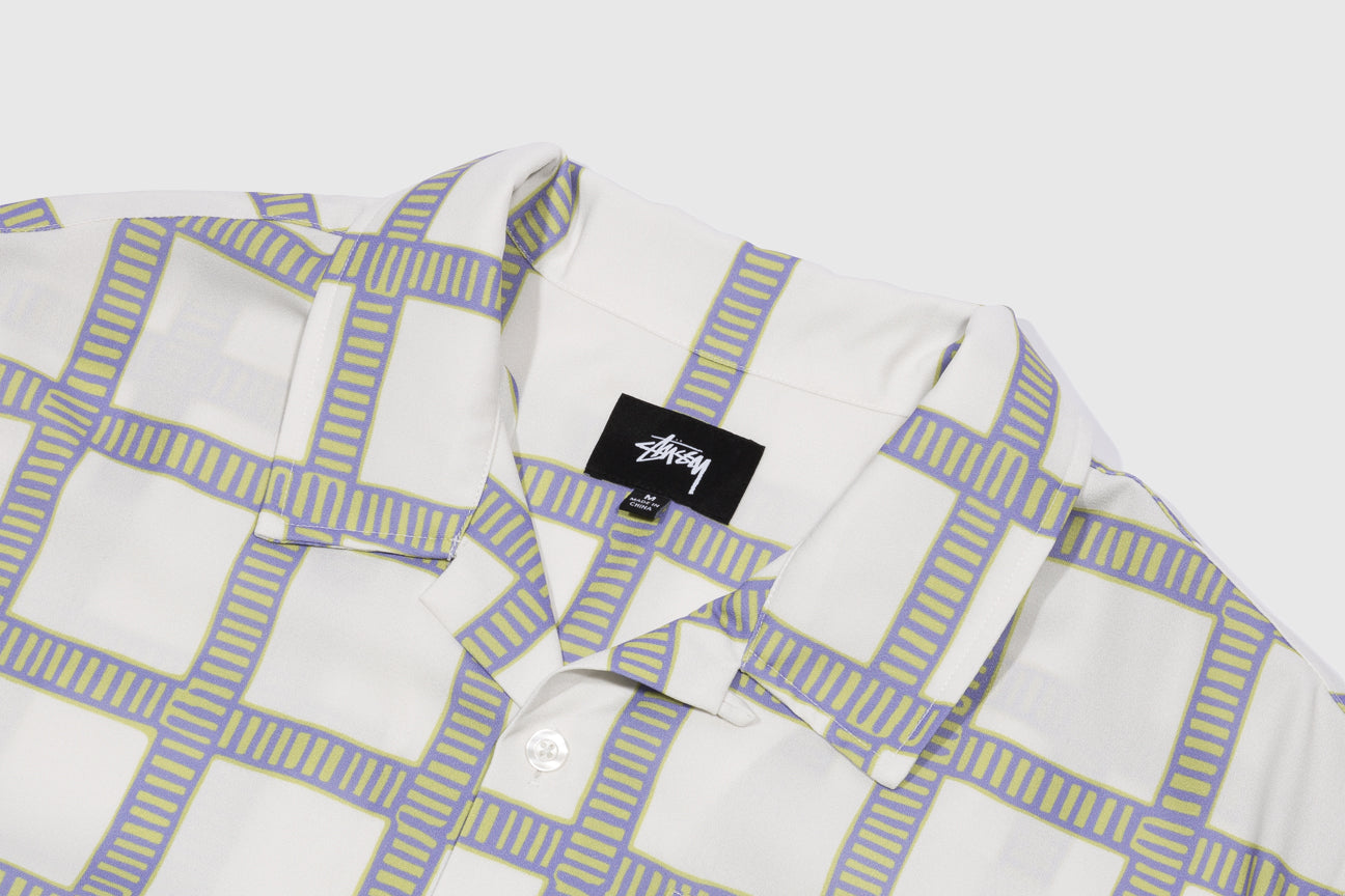 Hand Drawn Plaid Shirt Stussy – Гарантія оригінальності – вид ззаду
