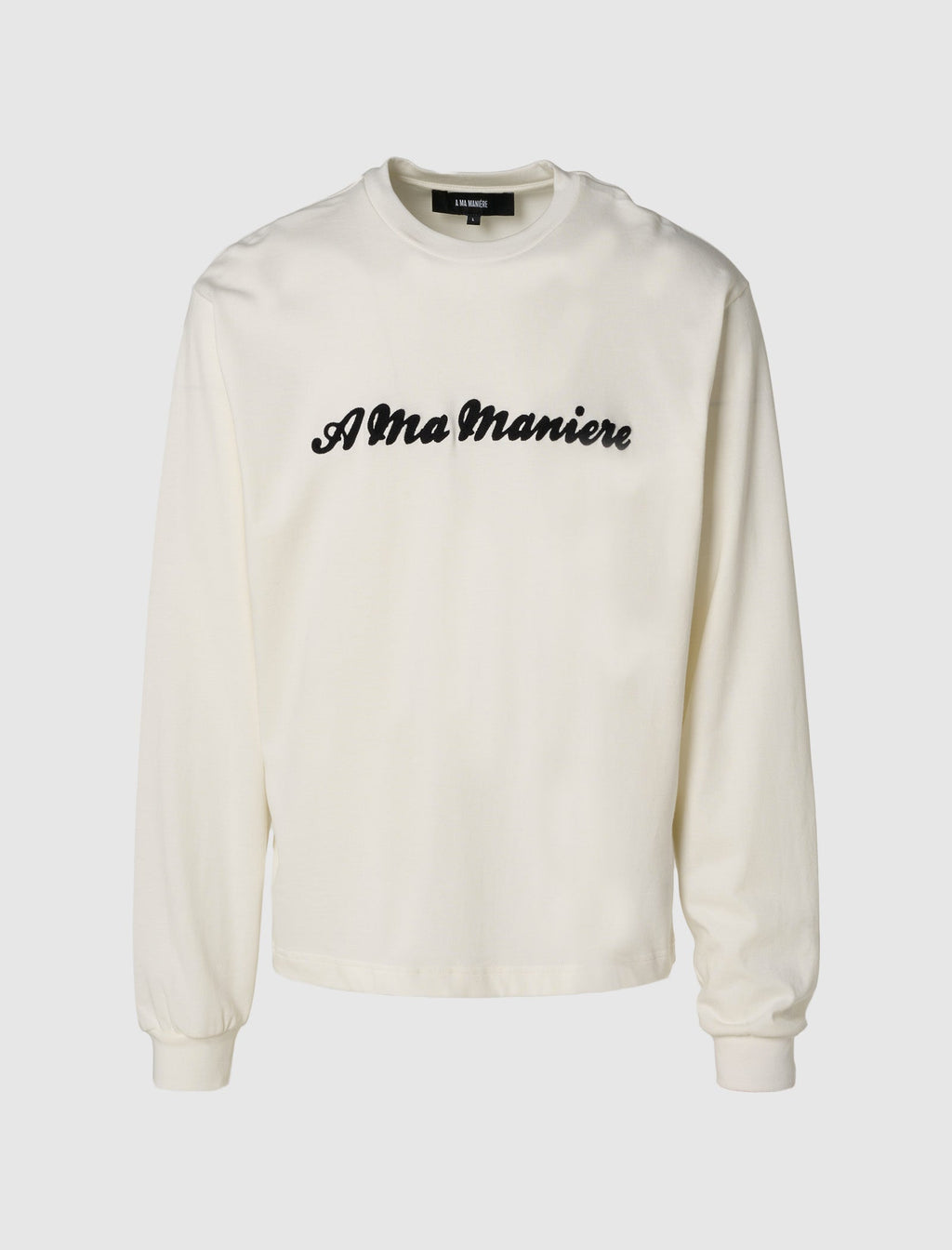 Оригінальна Script Long Sleeve Tee A ma maniere – боковий вид