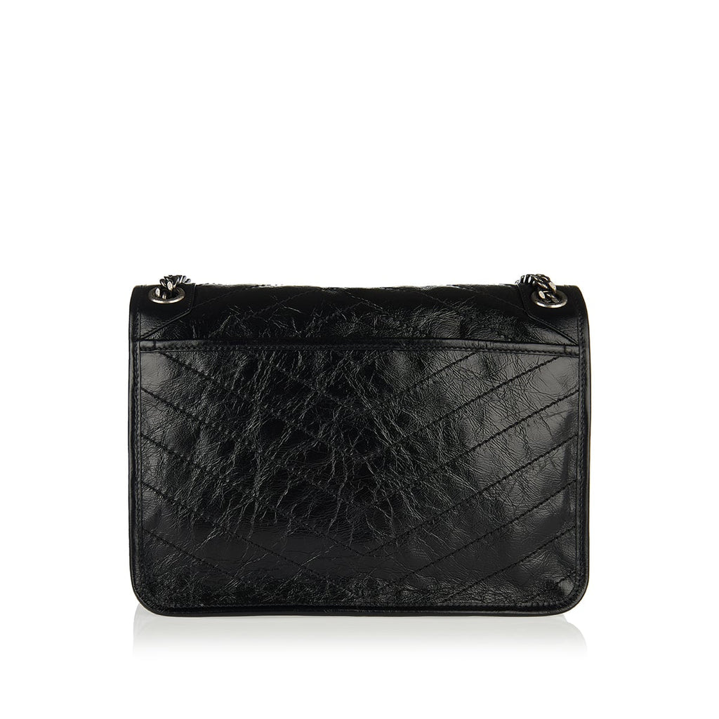 Niki Medium Vintage Leather Shoulder Bag Saint laurent – Гарантія оригінальності – детальний вид