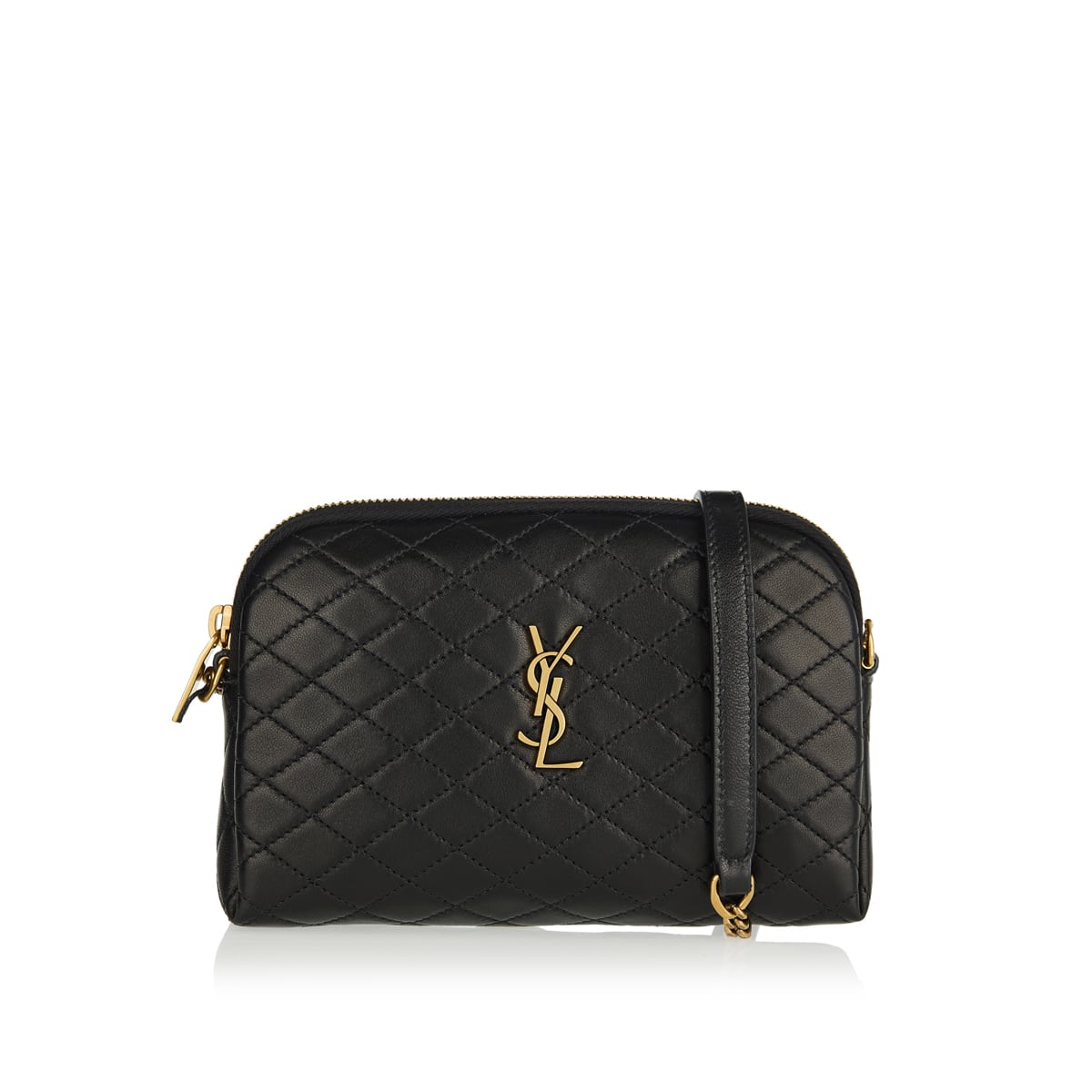 Оригінальна Gaby Quilted Leather Pouch Saint laurent – боковий вид