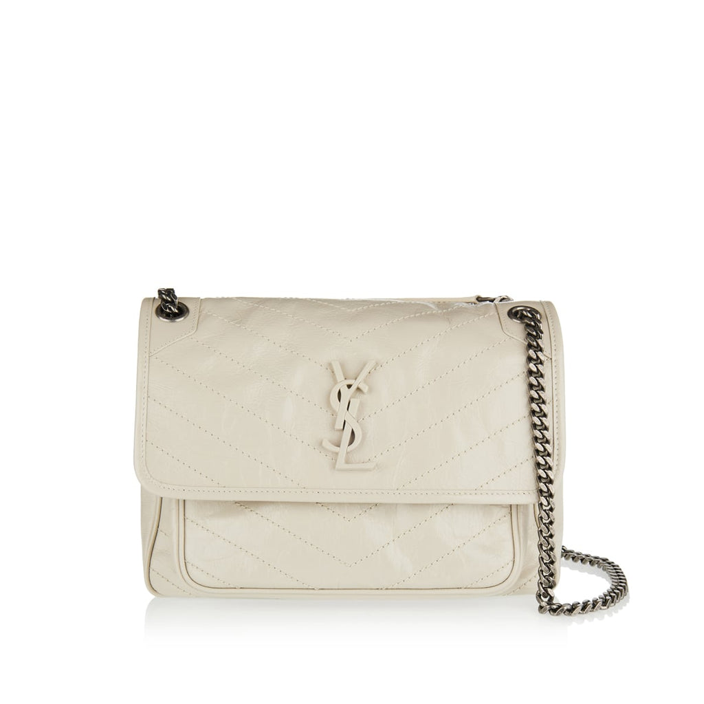 Niki Medium Leather Bag Saint laurent – Гарантія оригінальності – боковий вид
