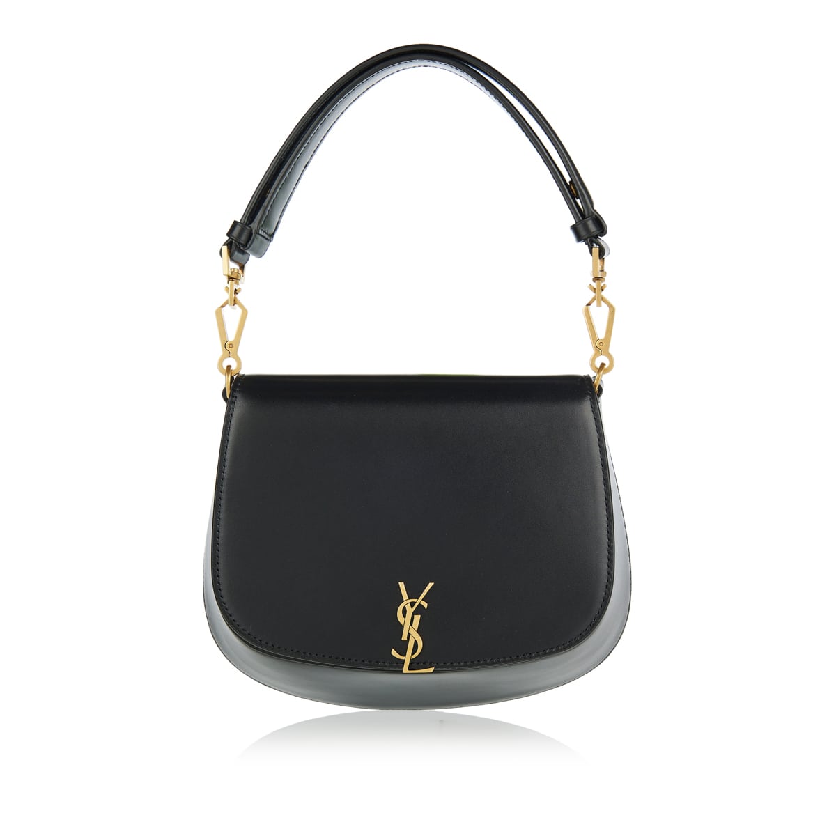 Оригінальна Voltaire Leather Top Handle Bag Saint laurent – боковий вид