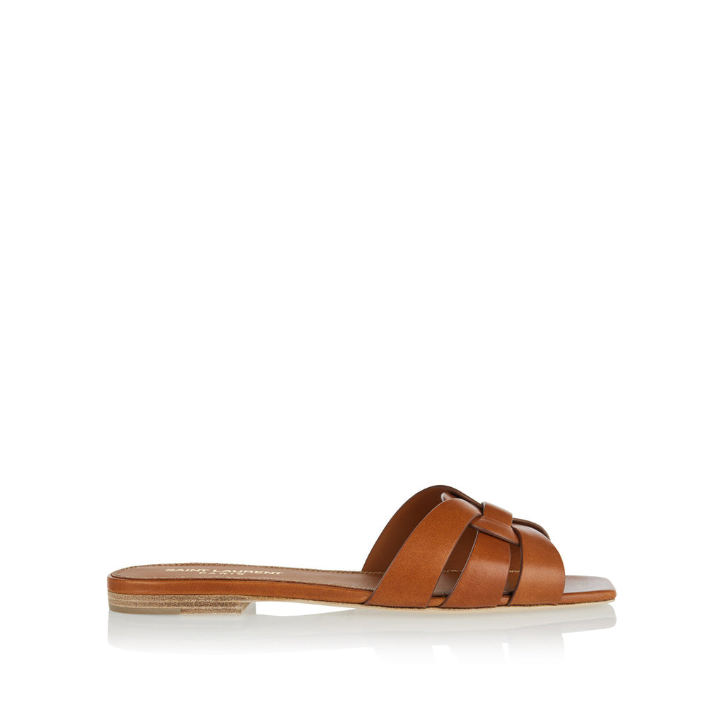 Оригінальна Tribute Leather Slides Saint laurent – боковий вид