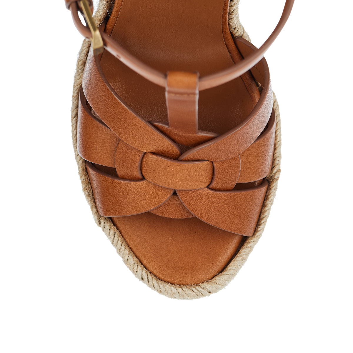 Оригінальна Tribute Leather Wedge Espadrilles Saint laurent – збільшений вид