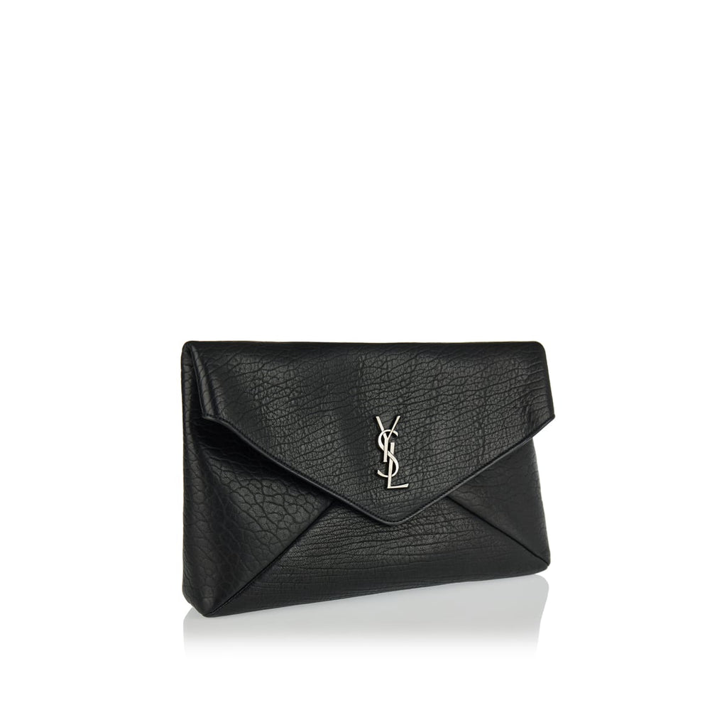Cassandre Large Envelope Leather Pouch Saint laurent оригінал – Купити в Україні – вид ззаду