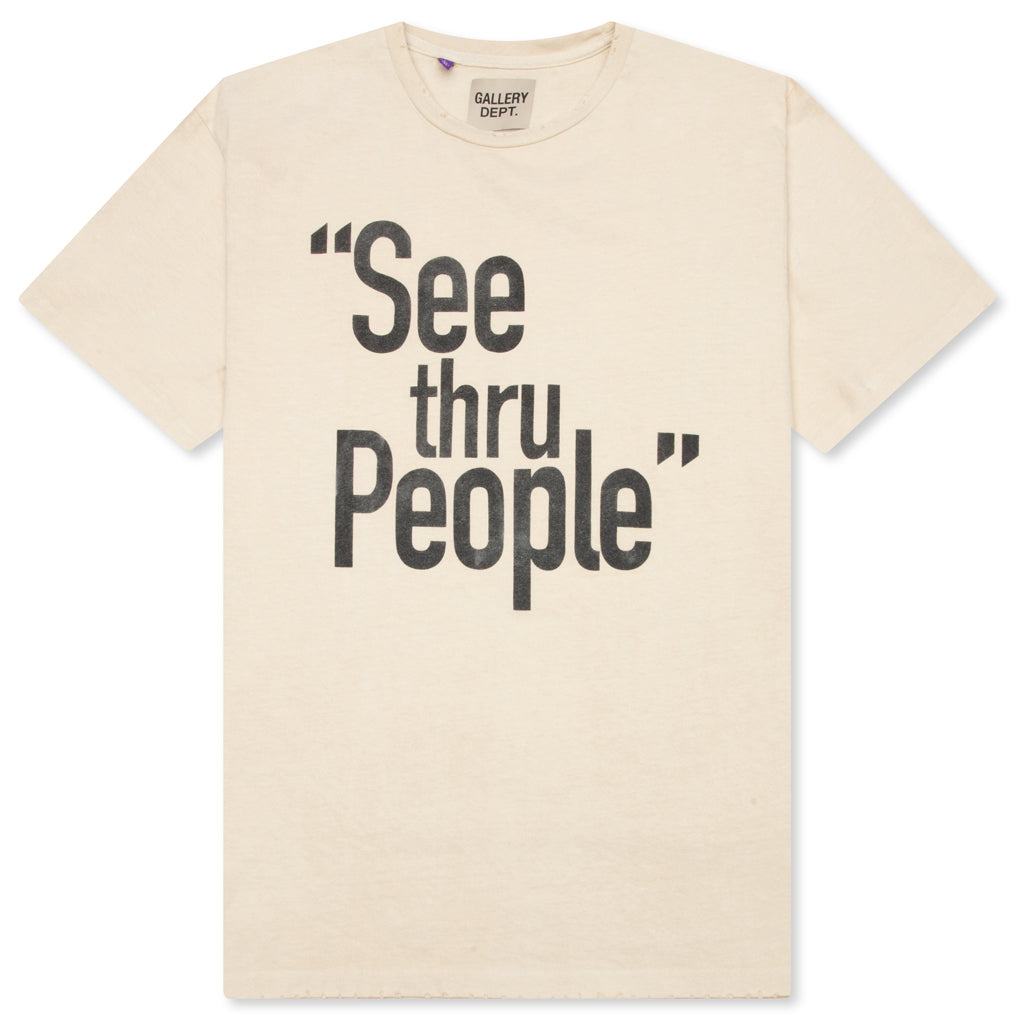 See Thru People Tee Gallery department – Гарантія оригінальності – боковий вид