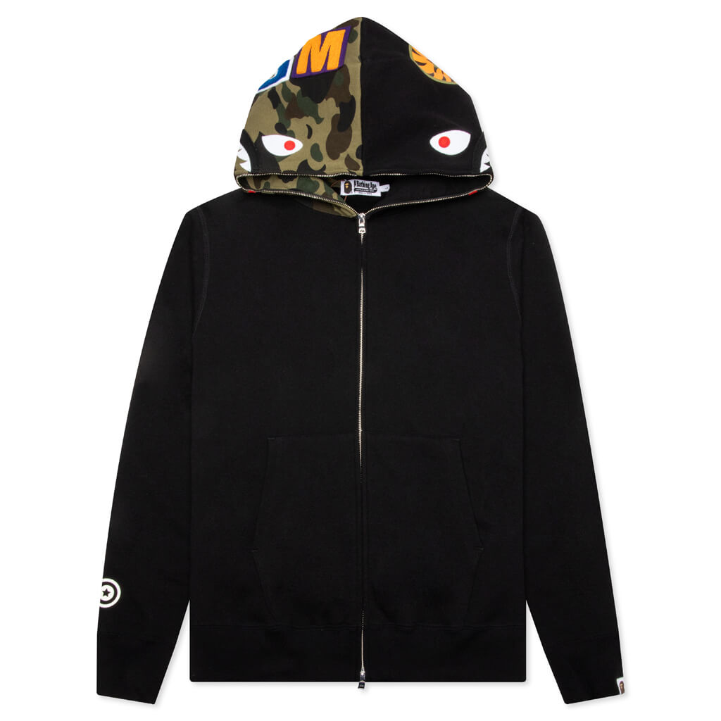 Shark Full Zip Hoodie A bathing ape оригінал – Купити в Україні – боковий вид
