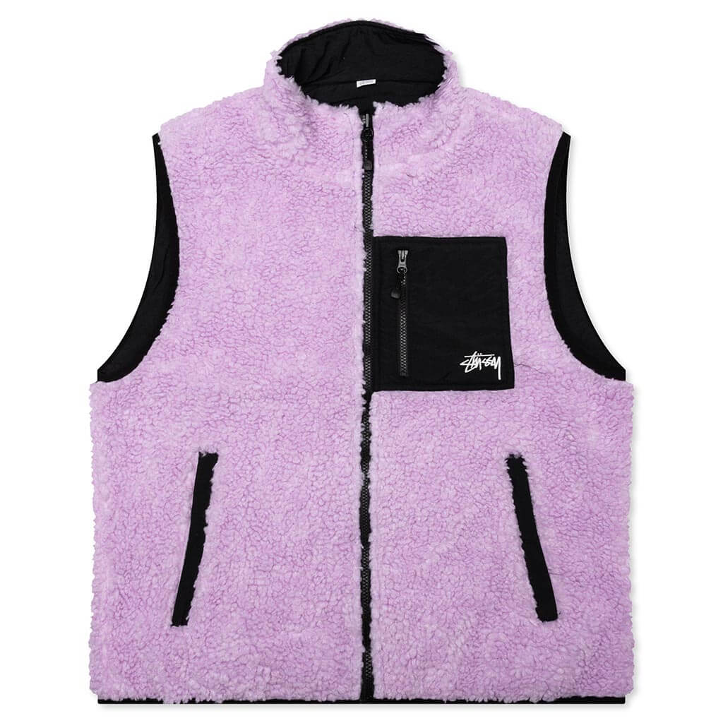 Sherpa Reversible Vest Stussy – Гарантія оригінальності – боковий вид