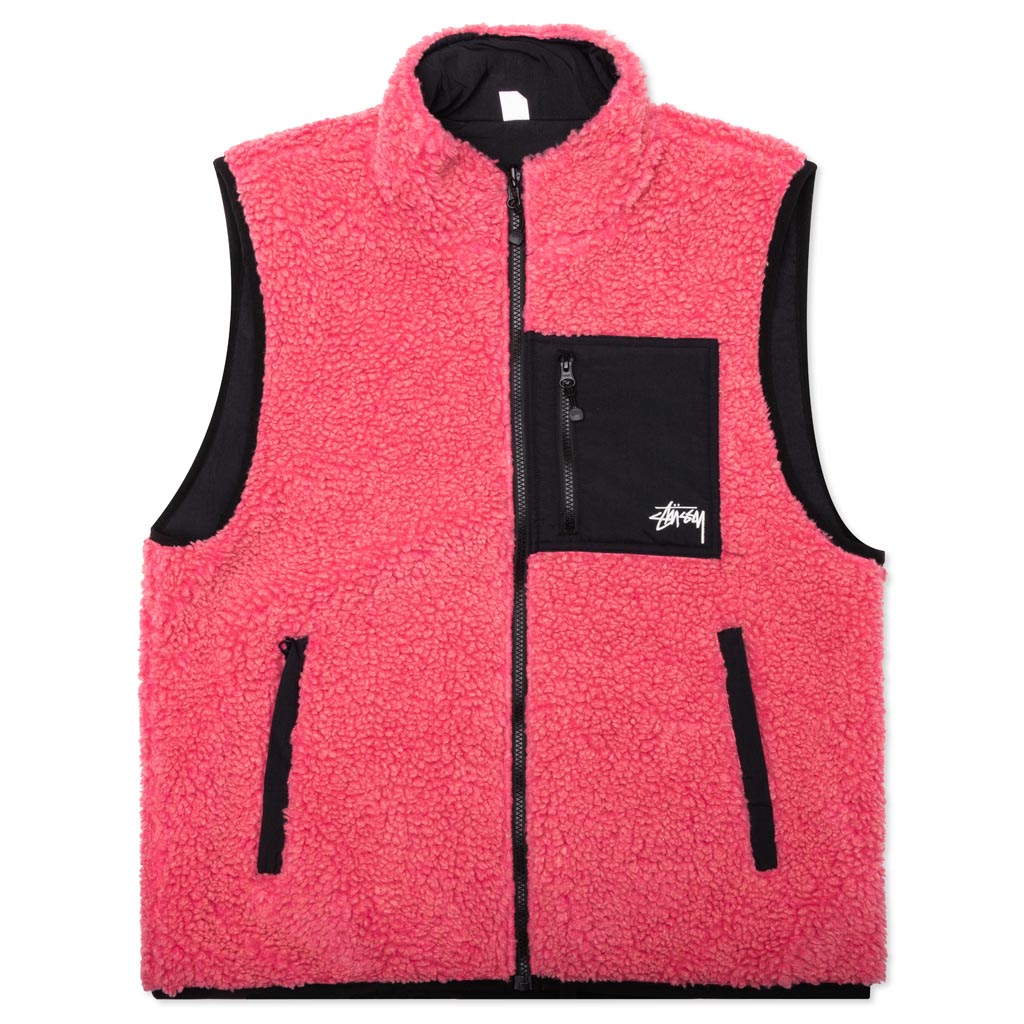 Sherpa Reversible Vest Stussy – Гарантія оригінальності – боковий вид