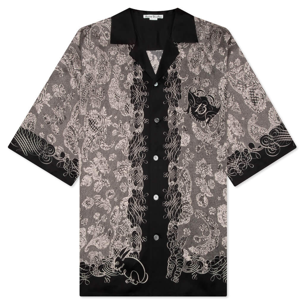 Short Sleeve Button-Down Shirt Acne studios – Гарантія оригінальності – боковий вид