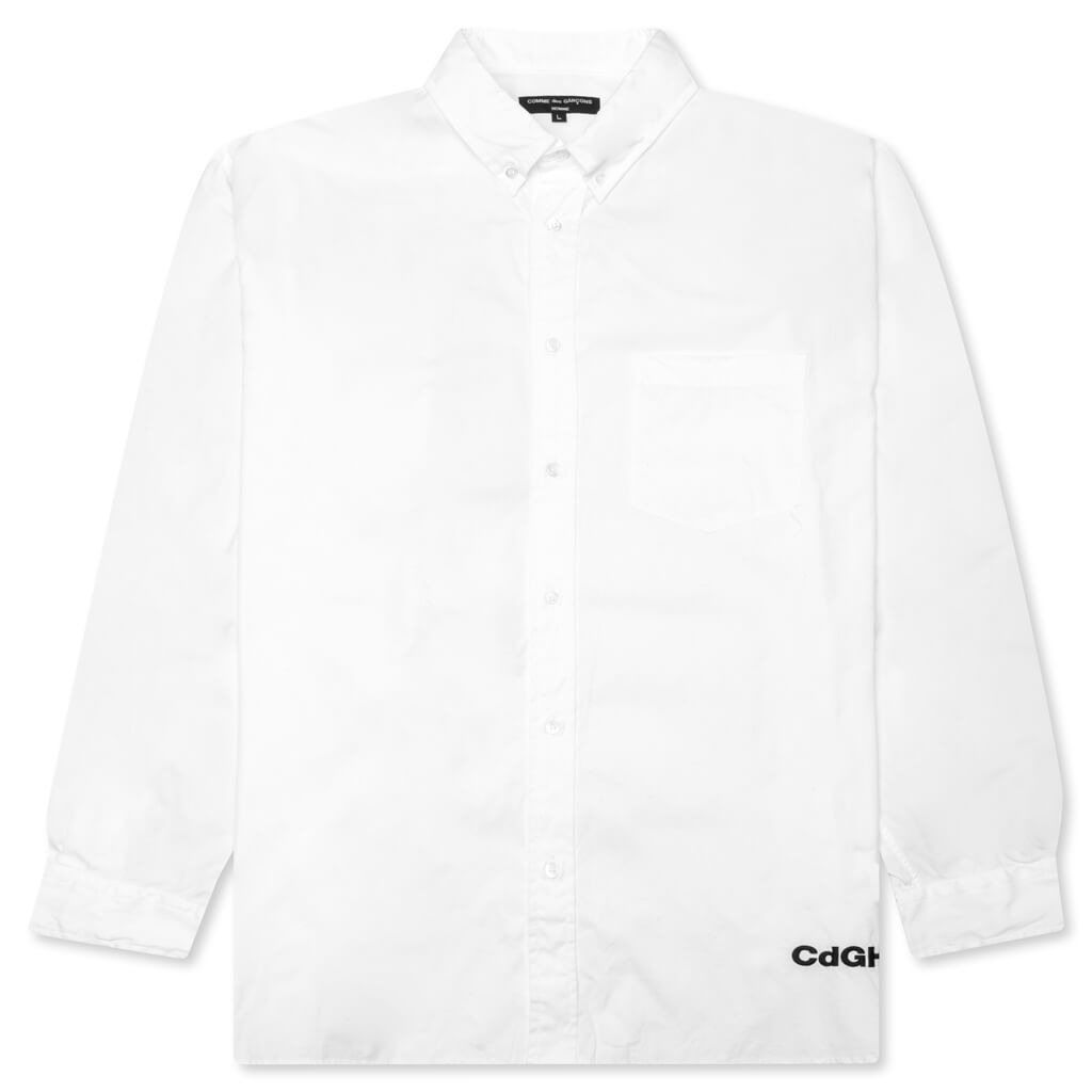 Cotton Shirt Comme des garcons – Гарантія оригінальності – боковий вид