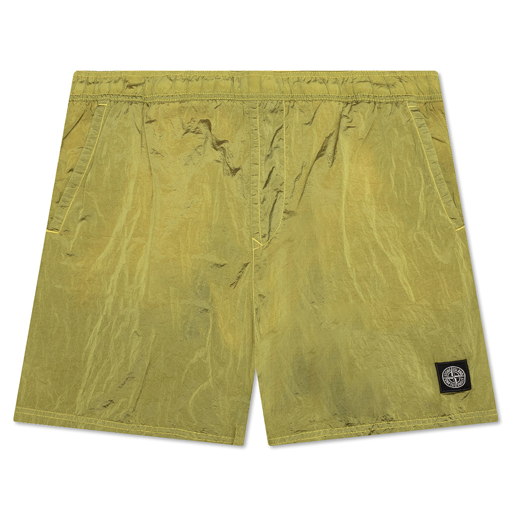 Nylon Metal Short - Yellow - STONE ISLAND