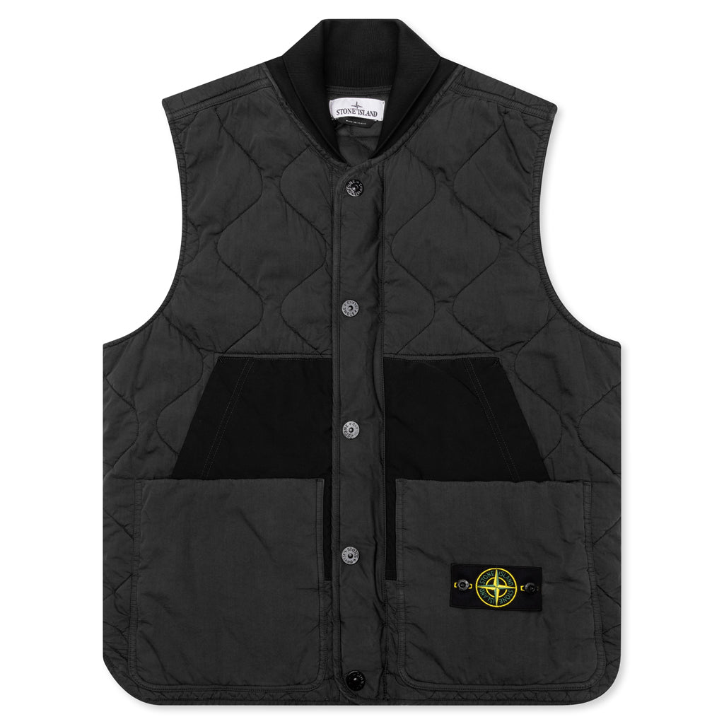 Quilted Nylon Vest Stone island – Гарантія оригінальності – боковий вид