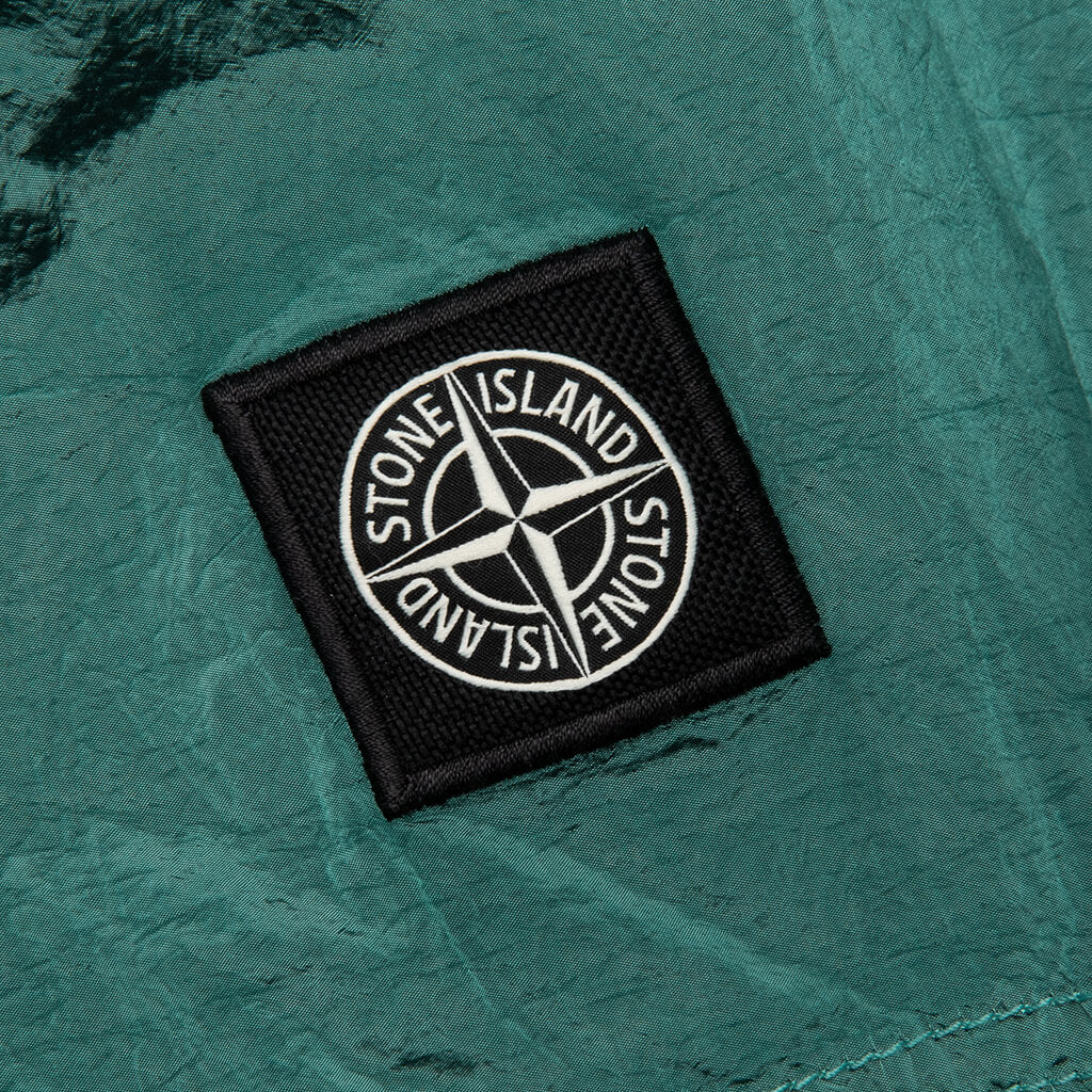 Nylon Metal Shorts - Turquoise - STONE ISLAND