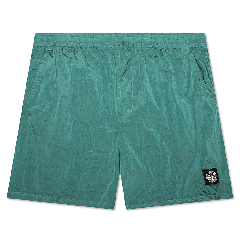 Nylon Metal Shorts - Turquoise - STONE ISLAND